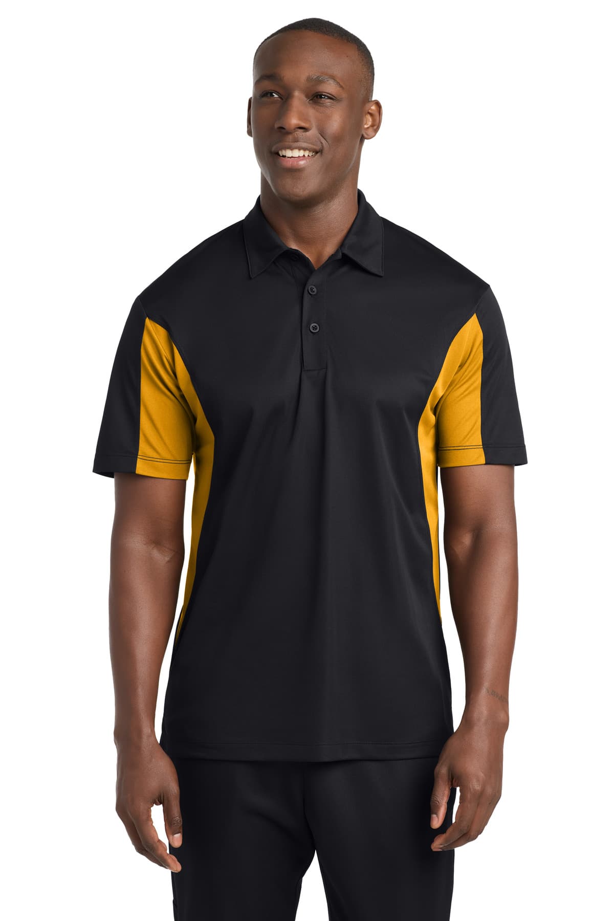 Sport-Tek ® Tall Side Blocked Micropique Sport-Wick ® Polo. TST655 thumbnail 4