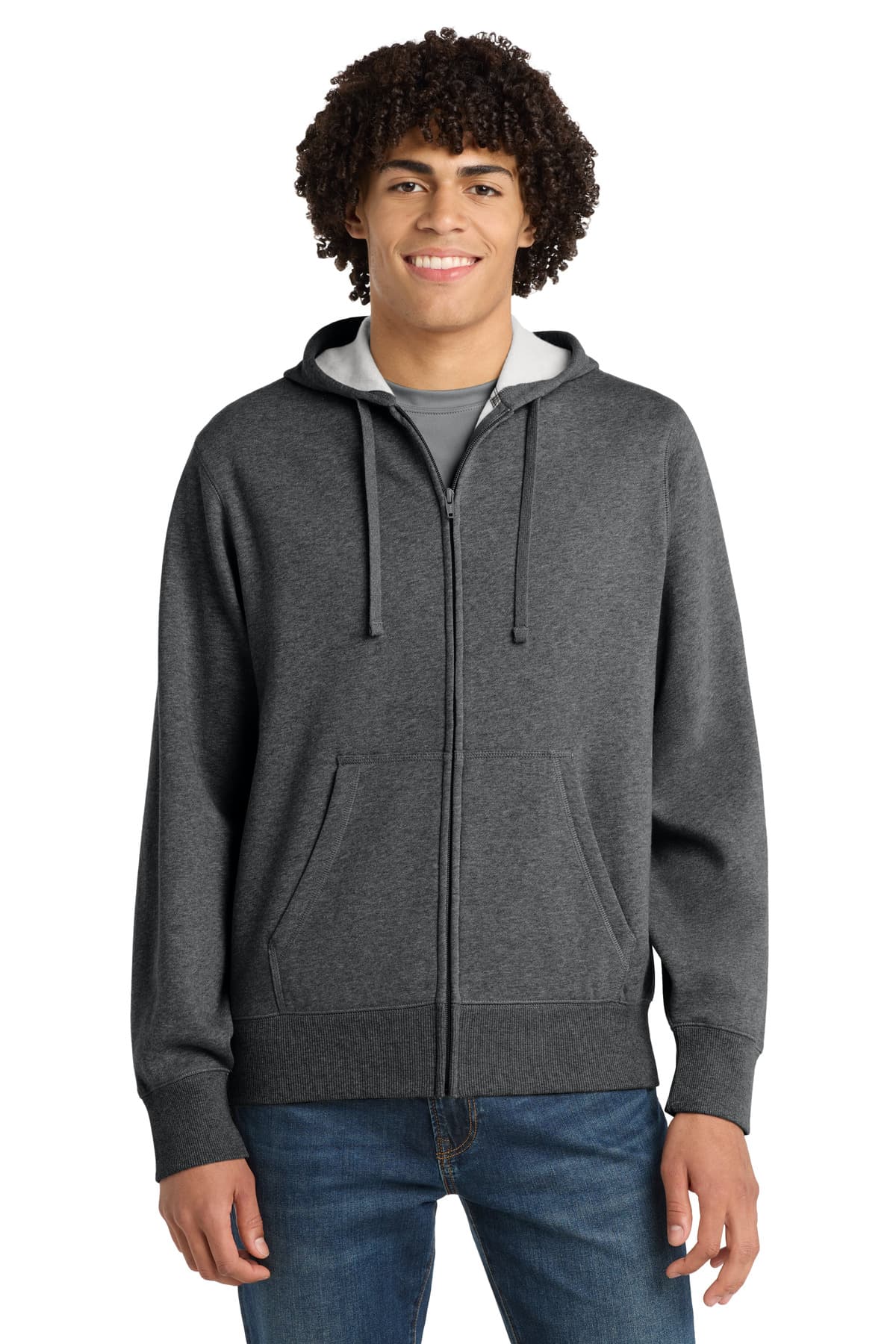 Sport-Tek ® Full-Zip Hooded Sweatshirt. ST258 thumbnail 4