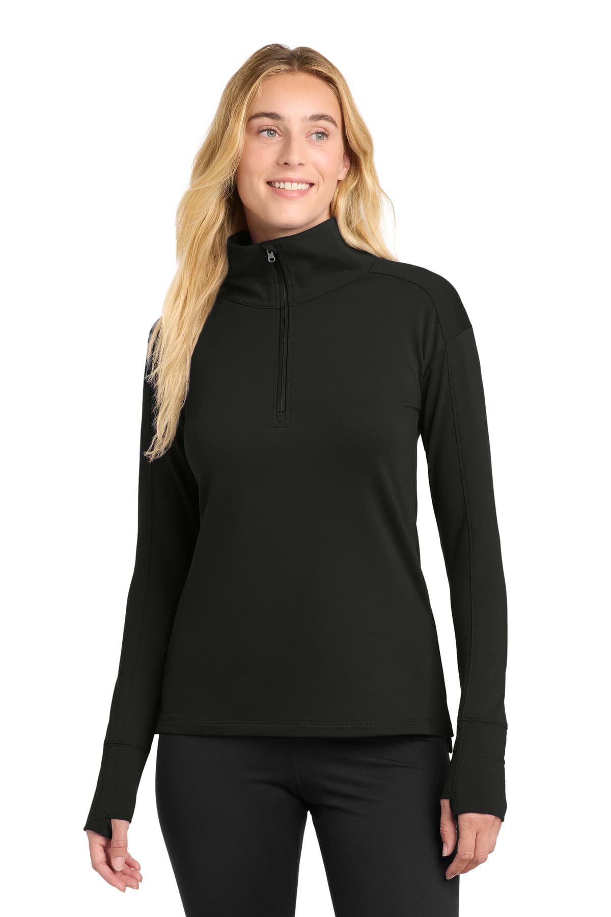 Sport-Tek ® Women's Sport-Wick ® Flex Fleece 1/4-Zip. LST561 thumbnail 4