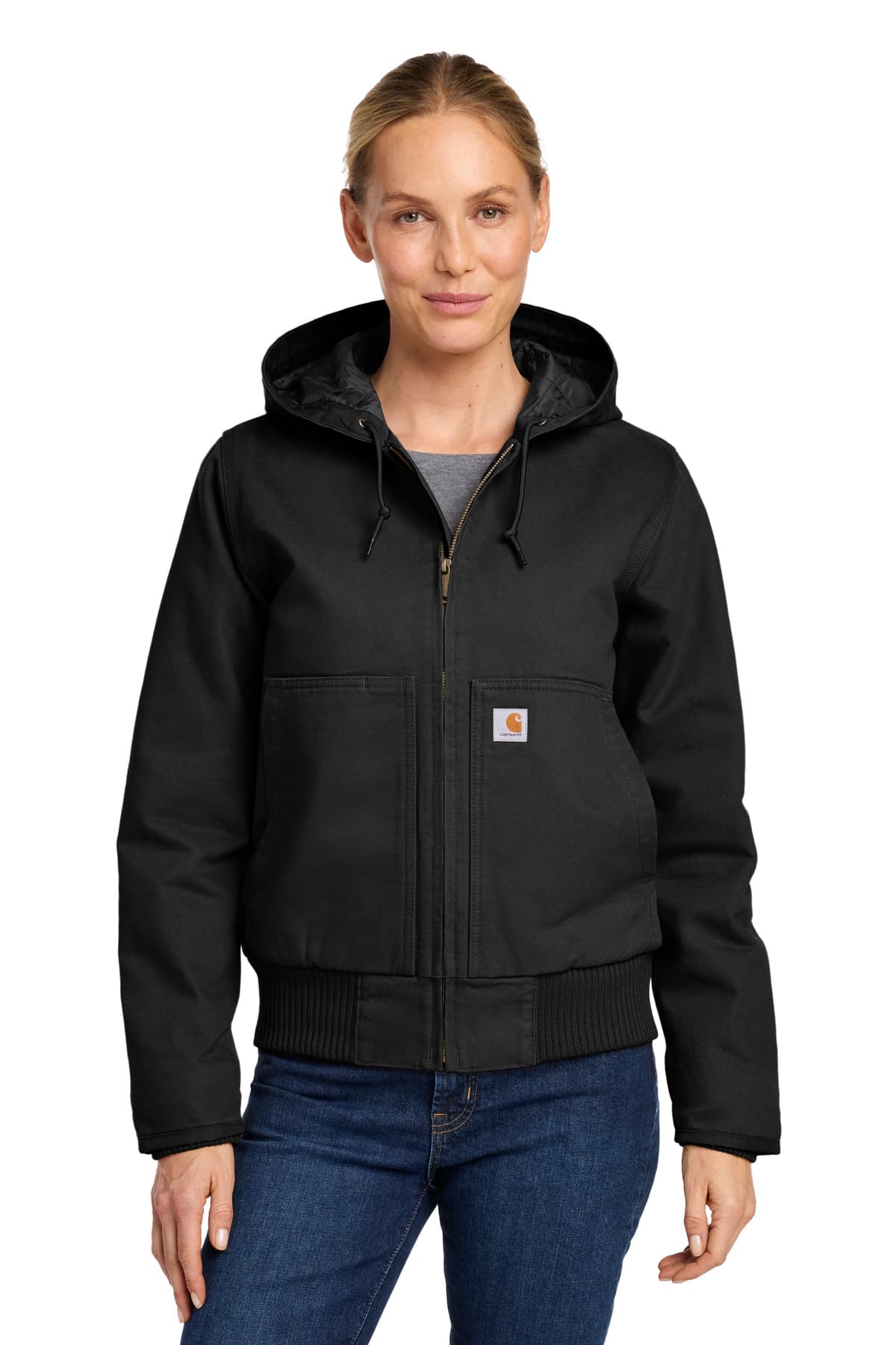 Carhartt ® Women's Washed Duck Active Jac. CT104053 thumbnail 4