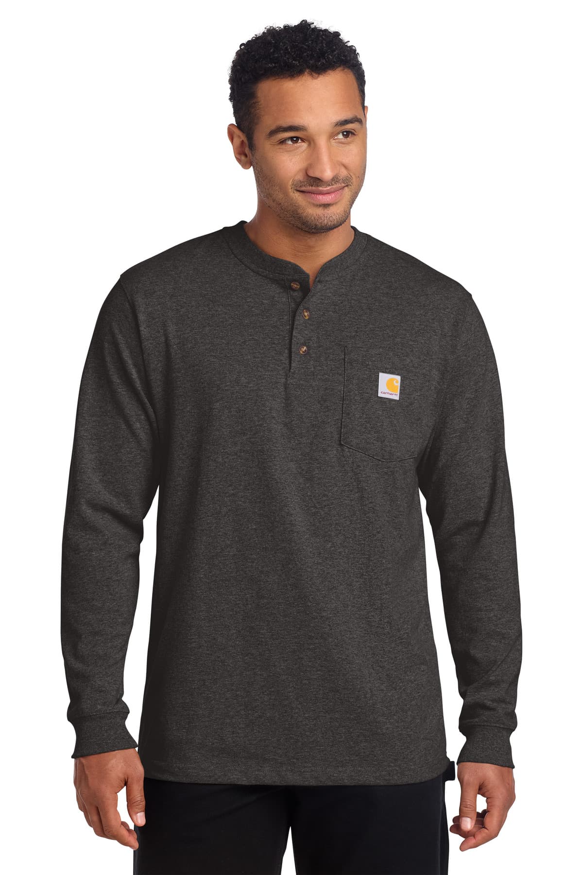 Carhartt ® Long Sleeve Henley T-Shirt CTK128 thumbnail 4