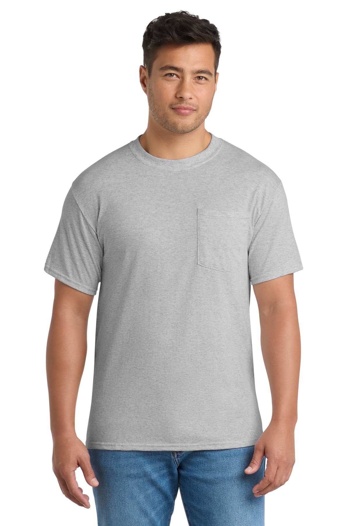 Port & Co ™ Tall Core Blend Pocket Tee. PC55PT thumbnail 4