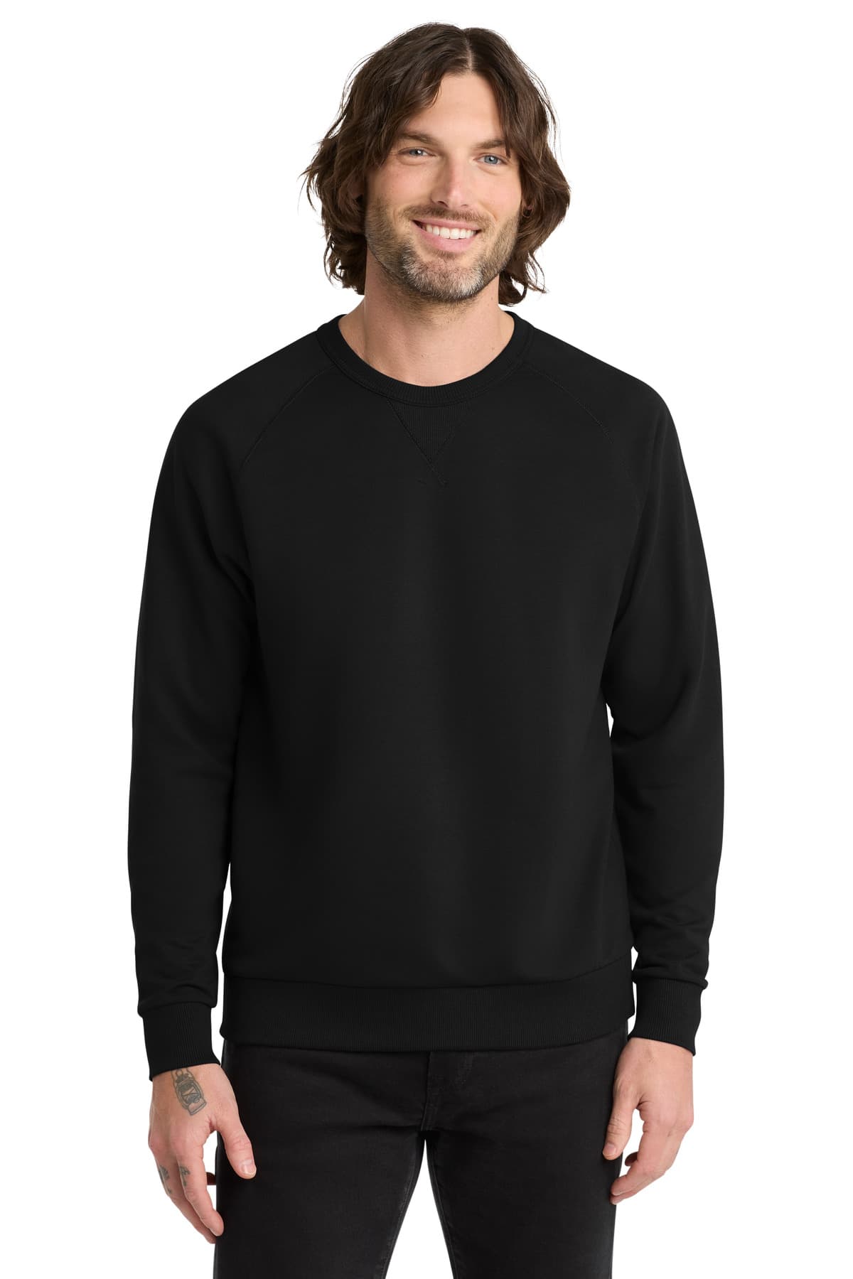 Allmade ® Unisex Organic French Terry Crewneck Sweatshirt AL4004 thumbnail 4