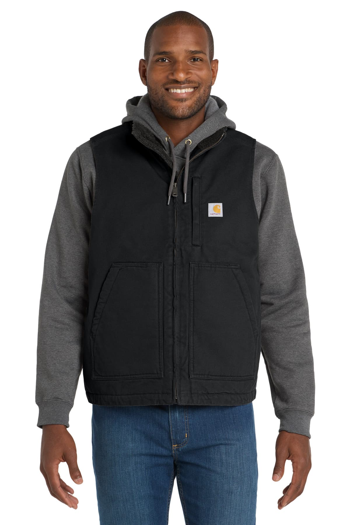 Carhartt ® Sherpa-Lined Mock Neck Vest CT104277 thumbnail 6