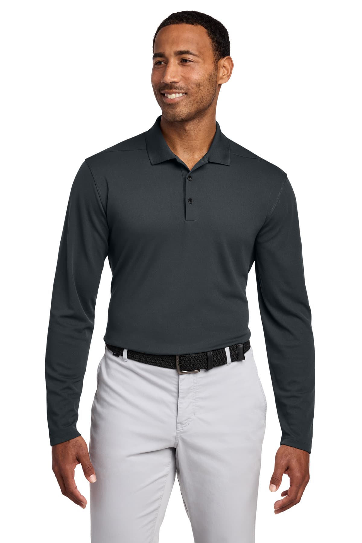 Nike Dri-FIT Micro Pique 2.0 Long Sleeve Polo NKDC2104 thumbnail 4