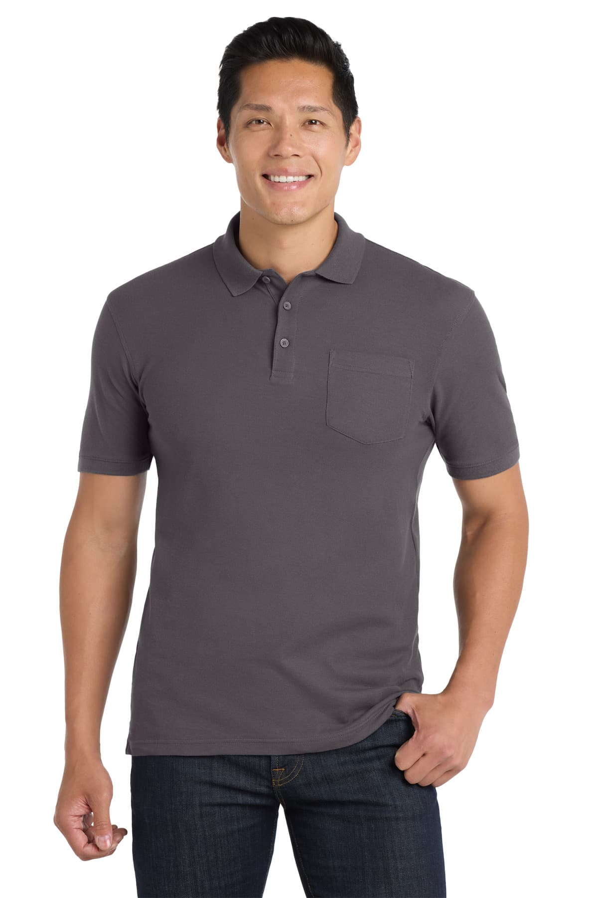 Port Authority ® Core Classic Pique Pocket Polo. K100P thumbnail 4