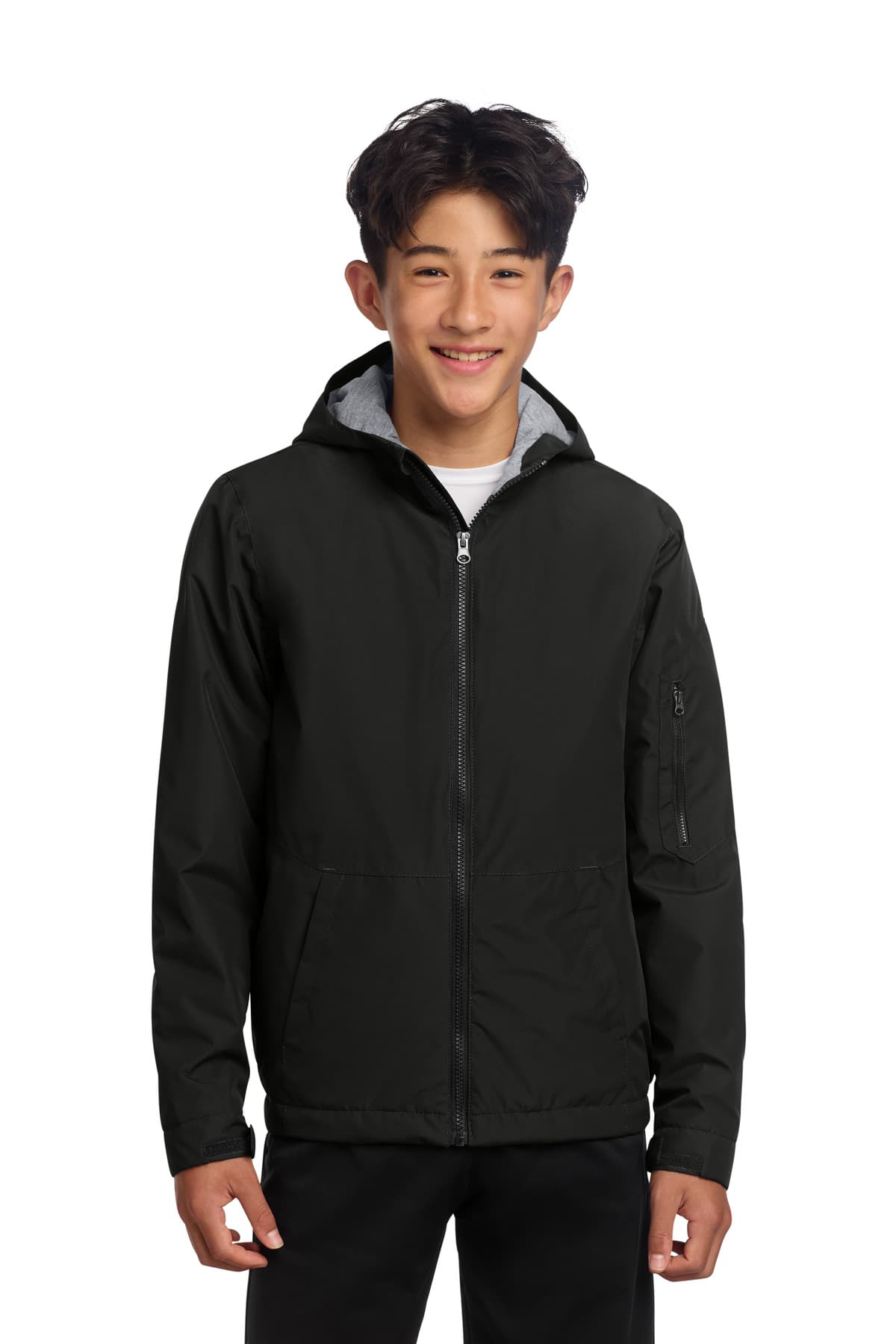 Sport-Tek ® Youth Waterproof Insulated Jacket YST56 thumbnail 4