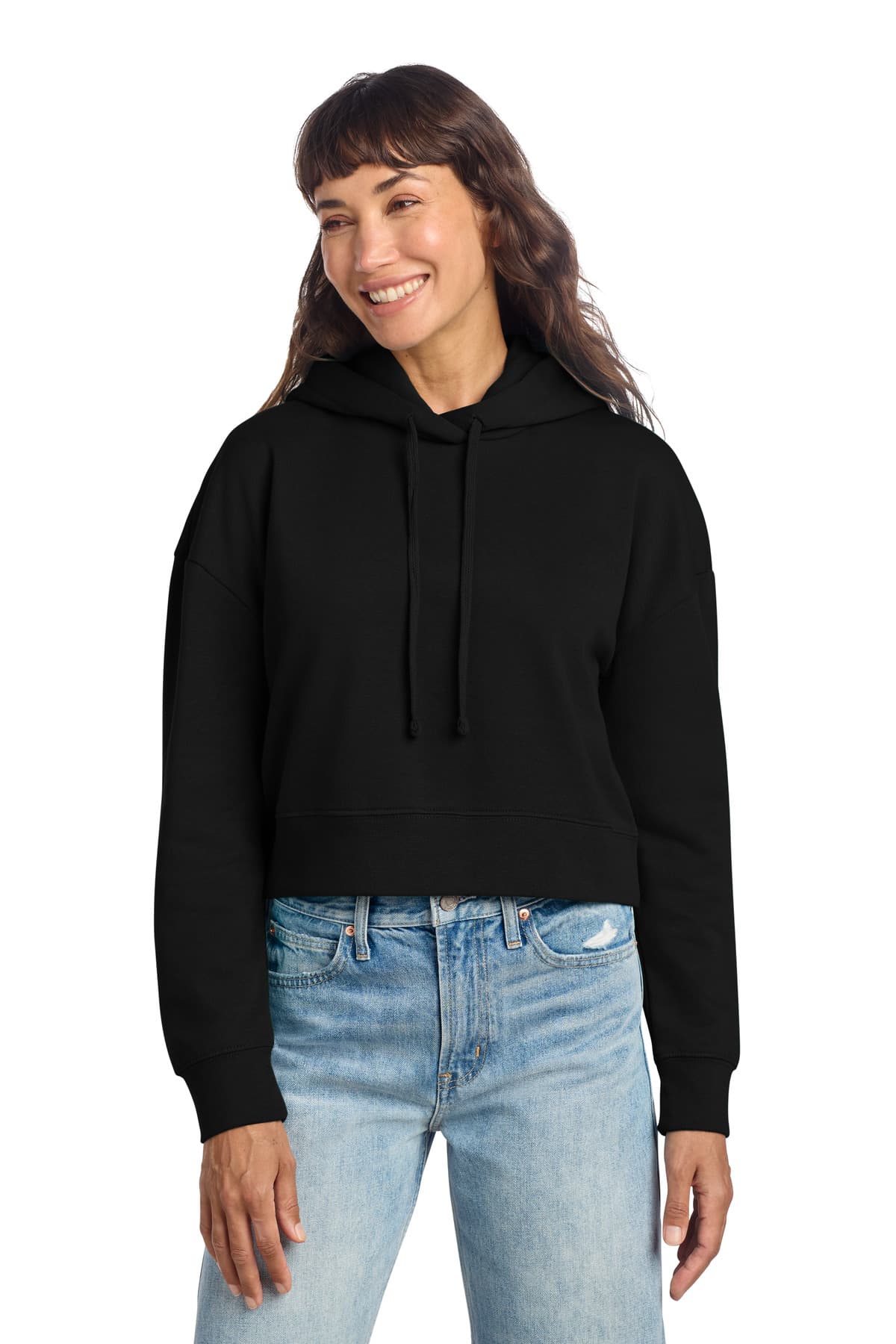 District ® Women's V.I.T. ™ Fleece Hoodie DT6101 thumbnail 6