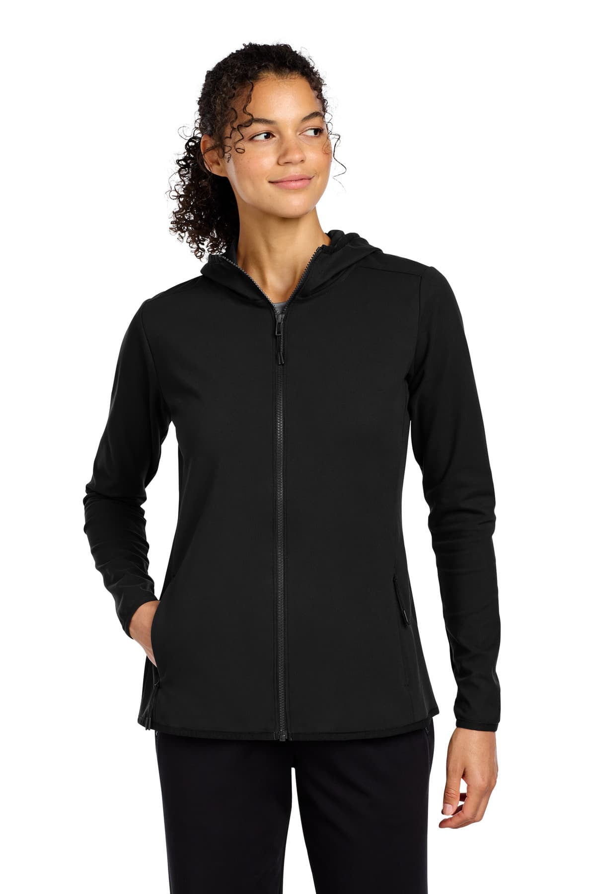 Sport-Tek ® Women's Circuit Hooded Full-Zip LST870 thumbnail 4
