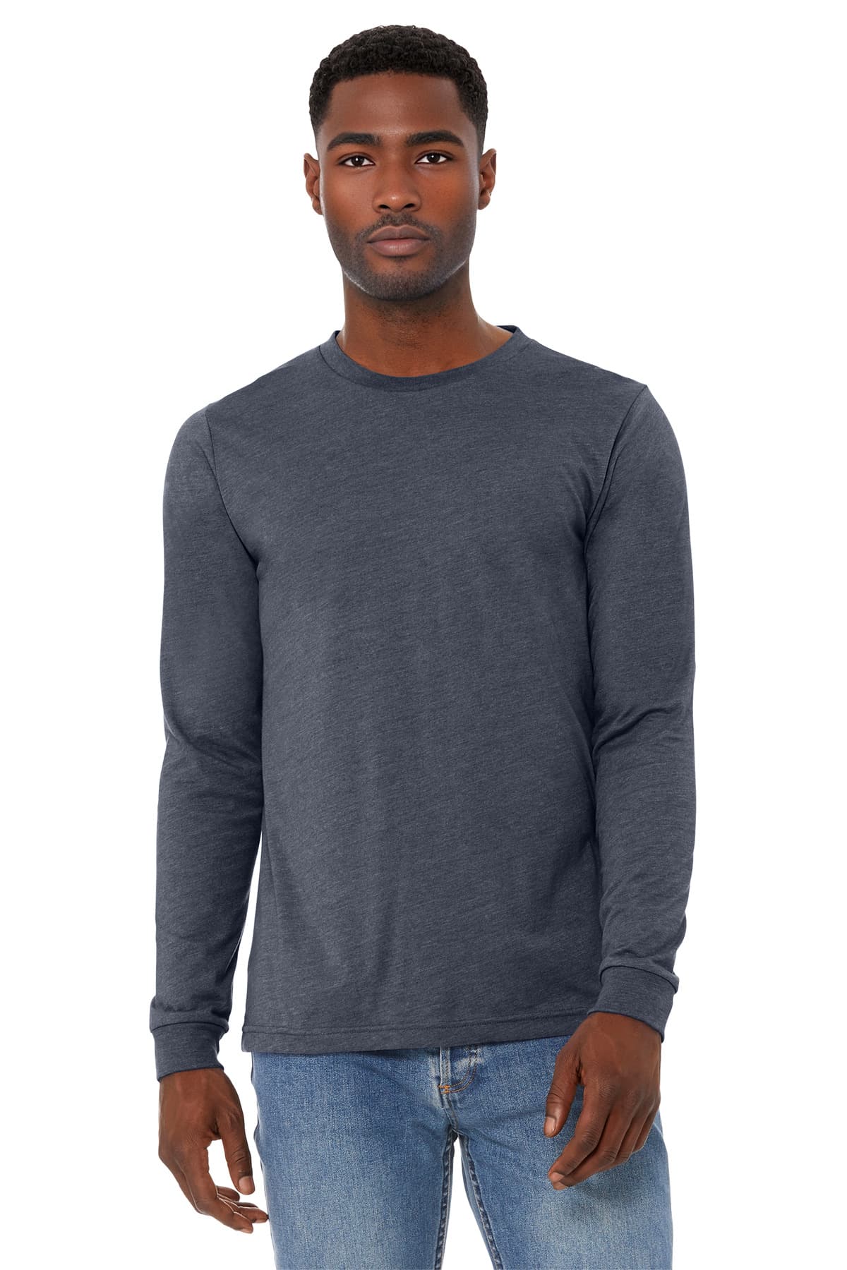 BELLA+CANVAS ® Unisex Heather CVC Long Sleeve Tee BC3501CVC thumbnail 5