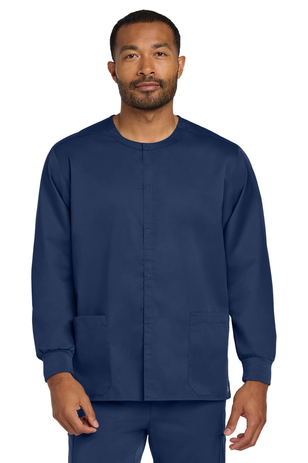 Wink ® Unisex WorkFlex Snap-Front Scrub Jacket WW3080 thumbnail 4