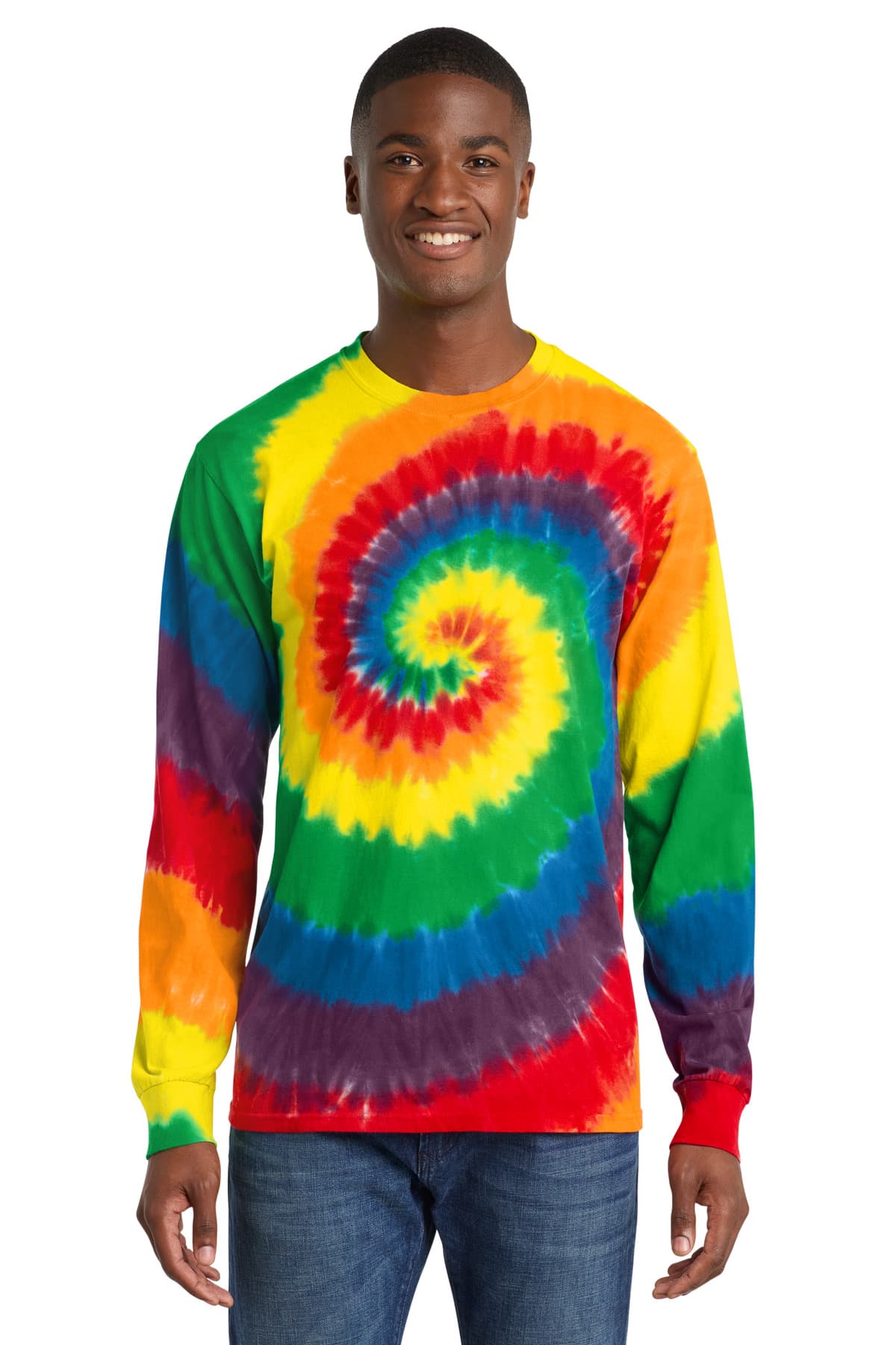Port & Co ™ Tie-Dye Long Sleeve Tee. PC147LS thumbnail 4