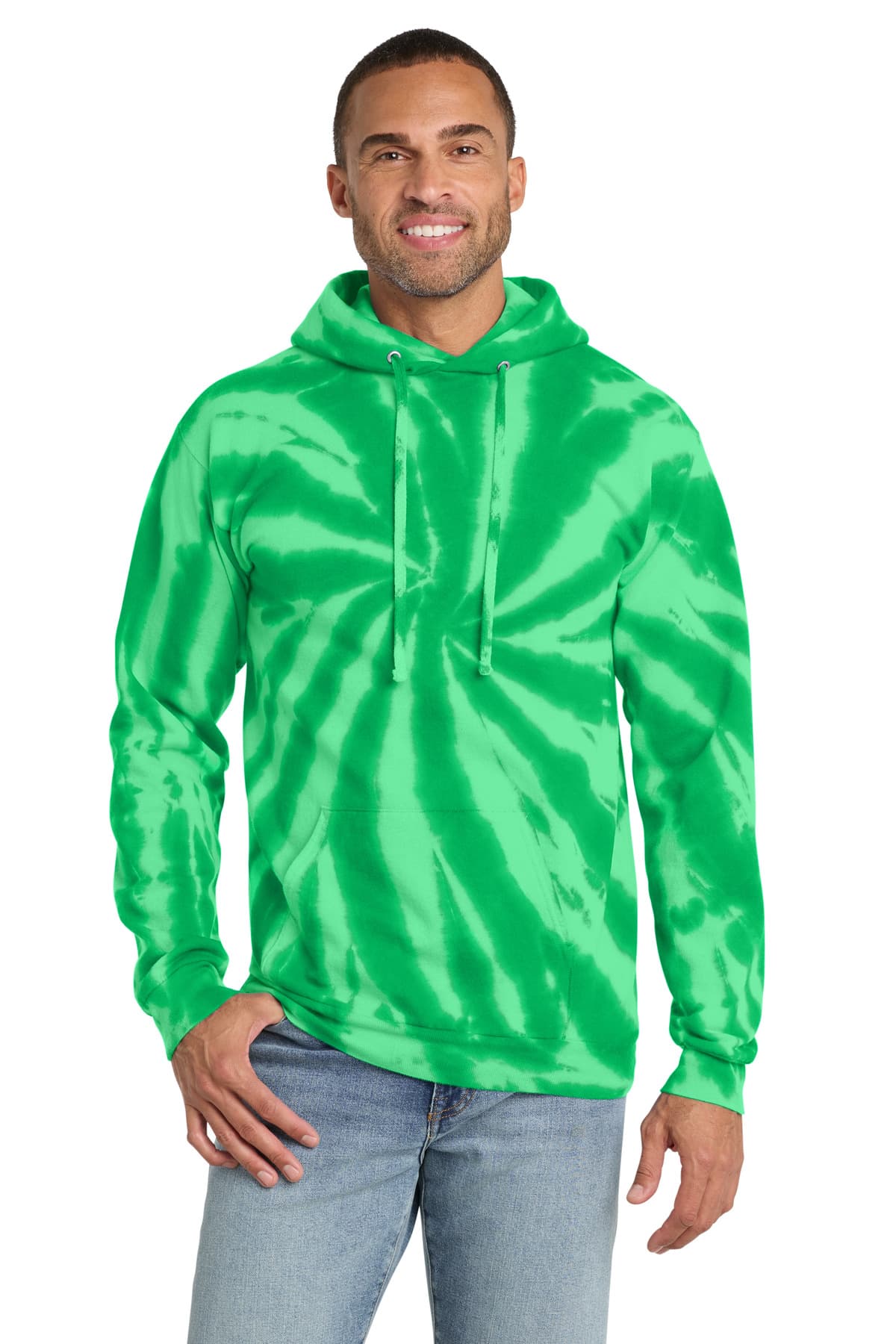 Port & Co ™ Tie-Dye Pullover Hooded Sweatshirt. PC146 thumbnail 4