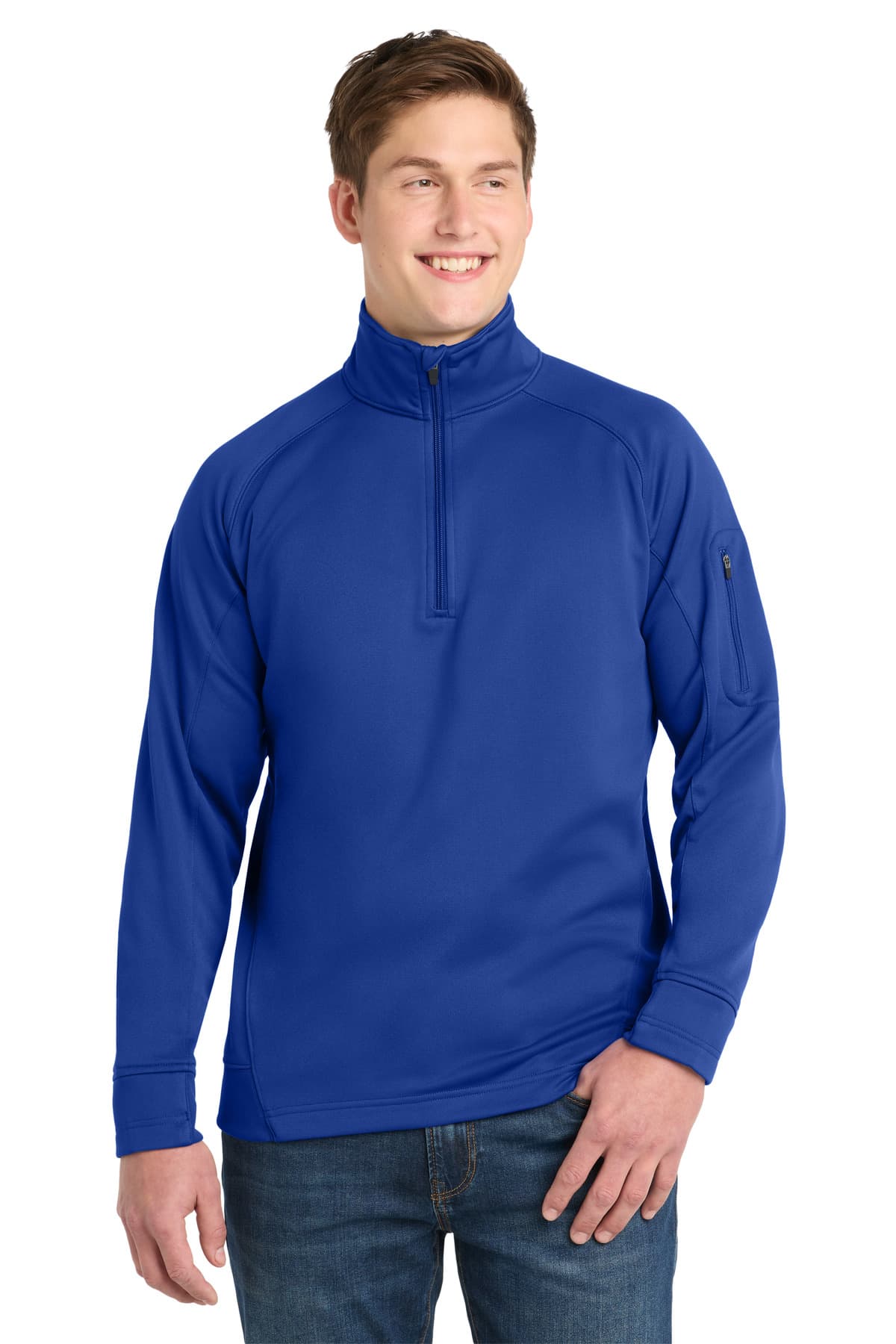 Sport-Tek ® Tech Fleece 1/4-Zip Pullover. F247 thumbnail 7