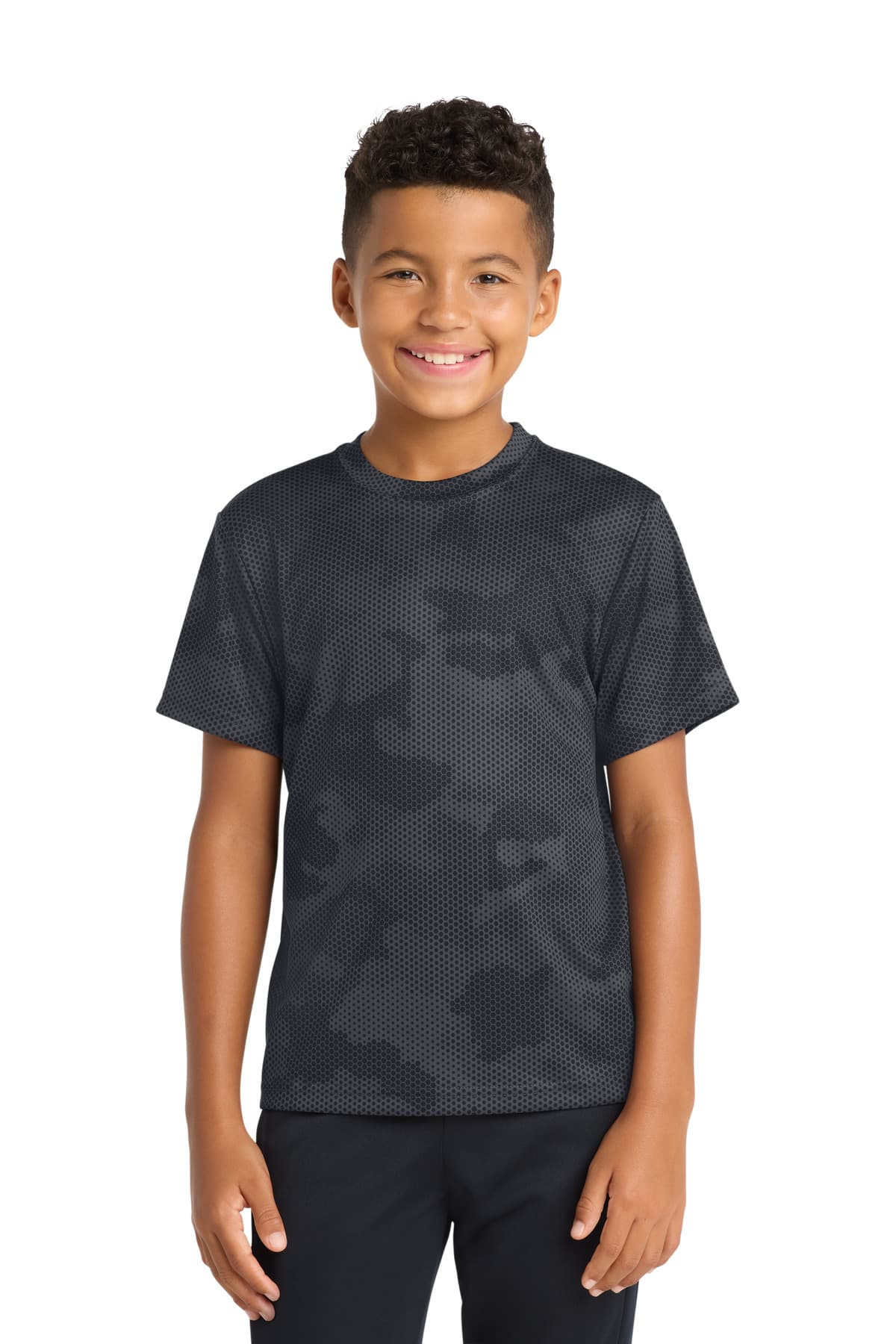 Sport-Tek ® Youth CamoHex Tee. YST370 thumbnail 4