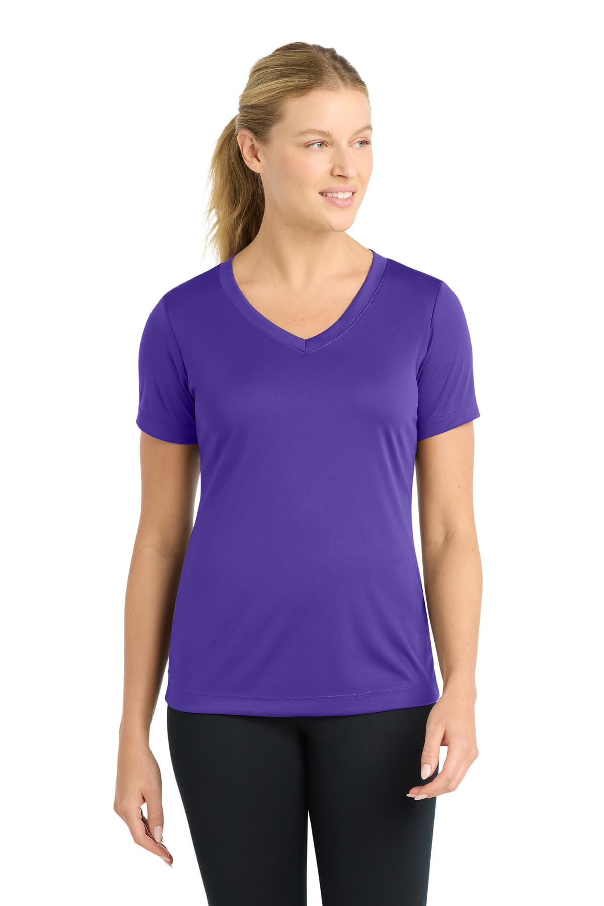 Sport-Tek ® Women's PosiCharge ® Competitor™ V-Neck Tee. LST353 thumbnail 4