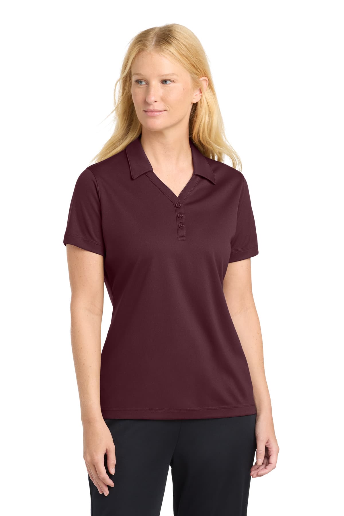 Sport-Tek ® Women's PosiCharge ® Micro-Mesh Polo. LST680 thumbnail 4