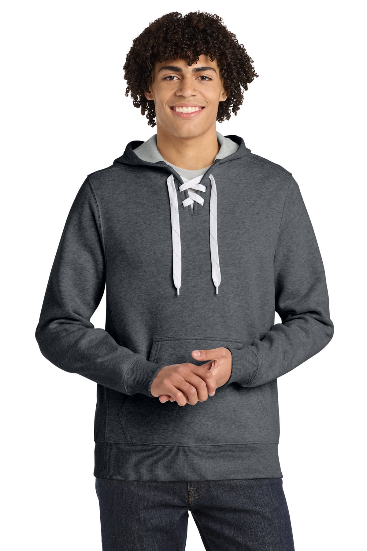Sport-Tek ® Lace Up Pullover Hooded Sweatshirt. ST271 thumbnail 4