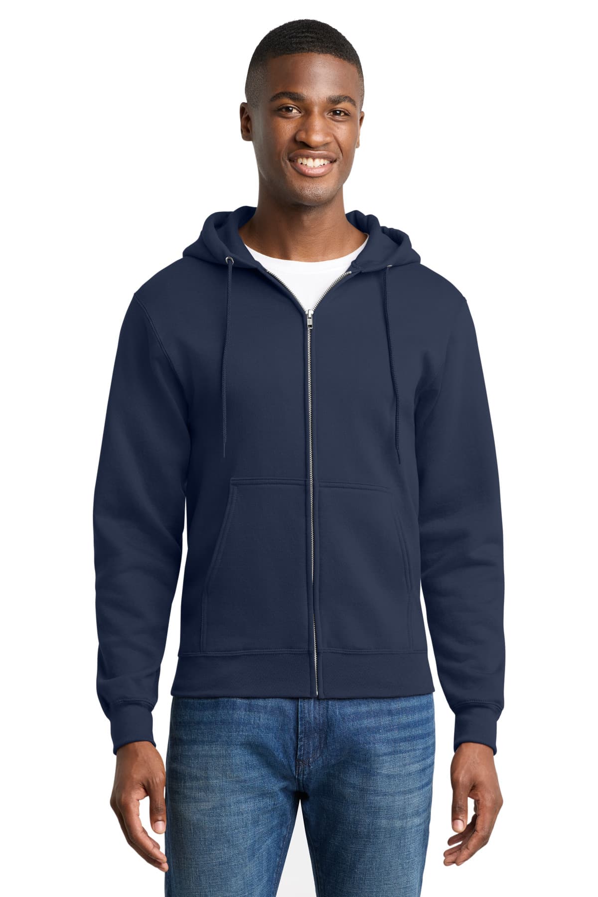Port & Co ™ Core Fleece Full-Zip Hooded Sweatshirt. PC78ZH thumbnail 6