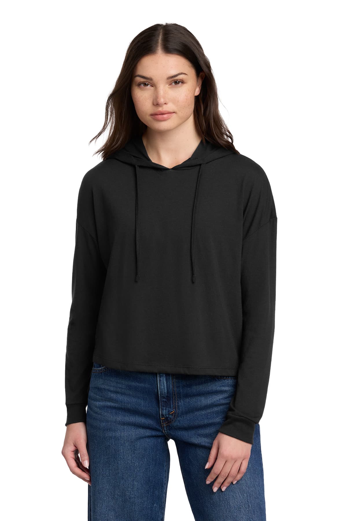 District ® Women's Perfect Tri ® Midi Long Sleeve Hoodie DT1390L thumbnail 4
