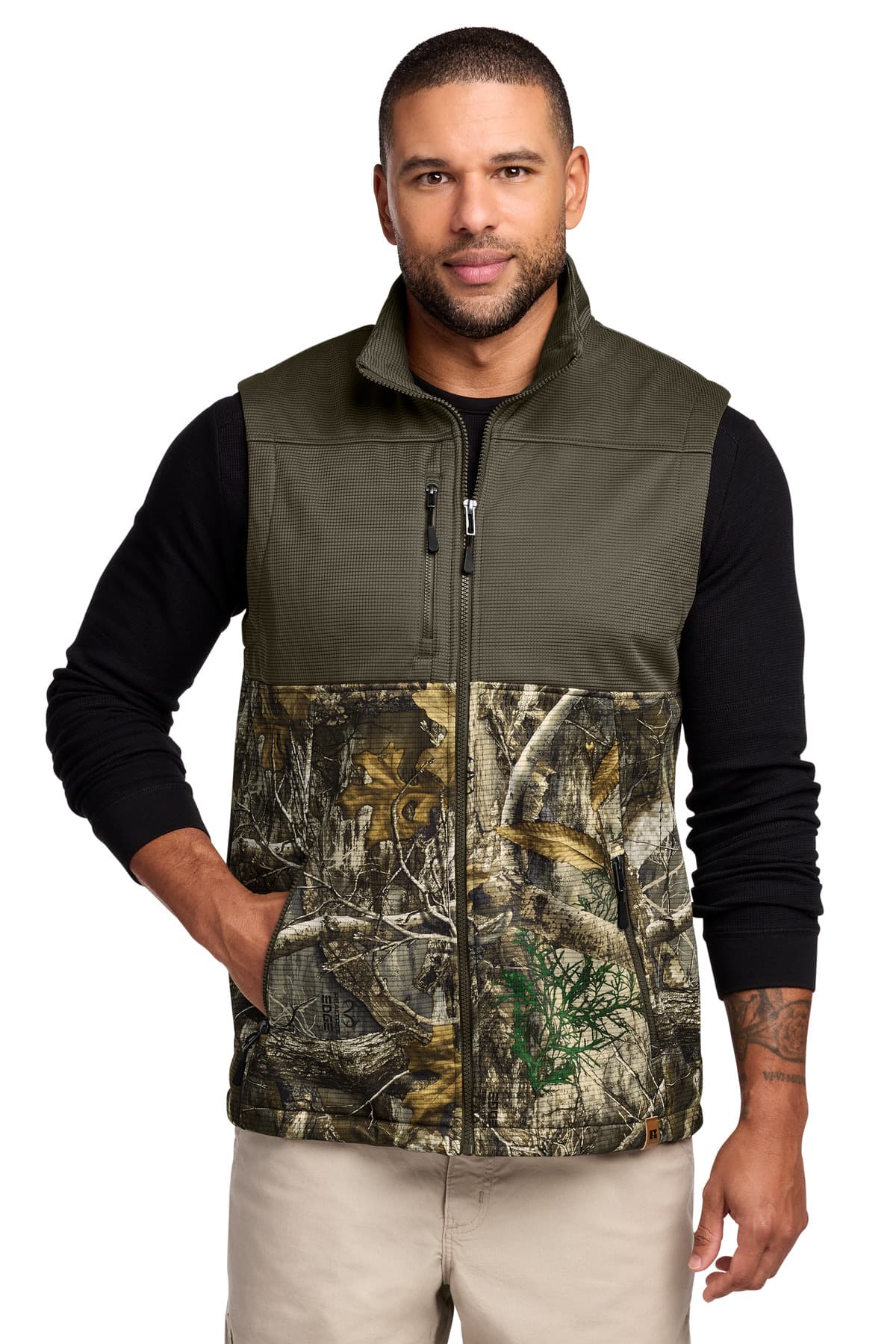 Russell Outdoors ™ Realtree ® Atlas Colorblock Soft Shell Vest RU604