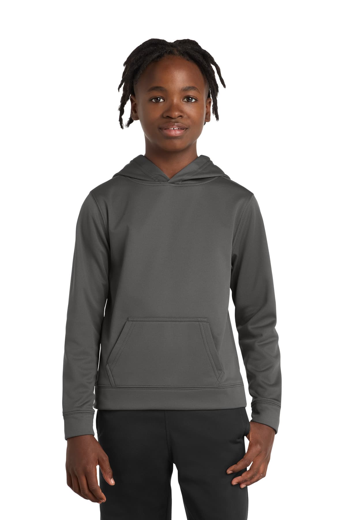 Port & Co ™ Youth Performance Fleece Pullover Hooded Sweatshirt. PC590YH thumbnail 6