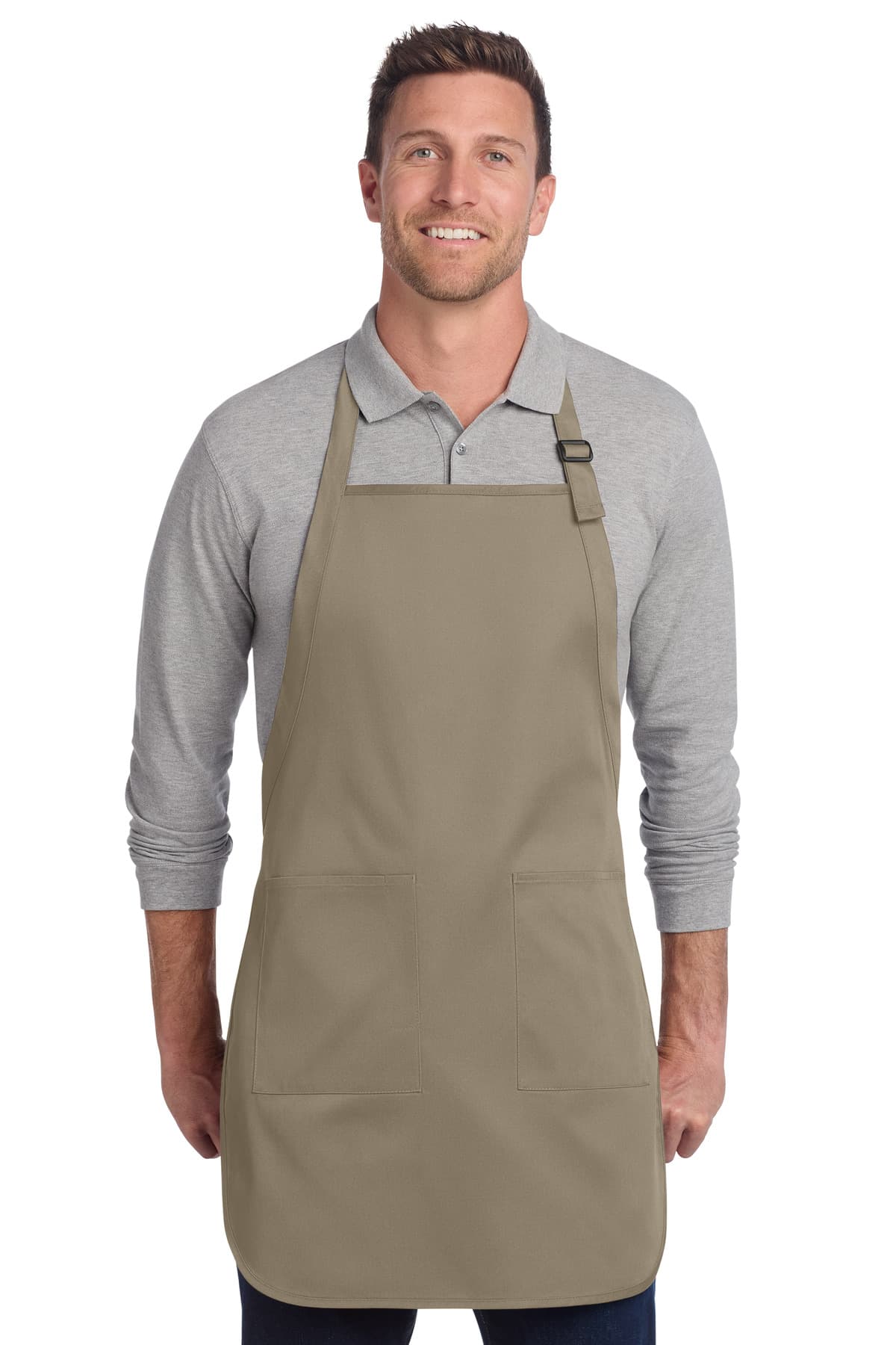 Port Authority ® Full-Length Two-Pocket Bib Apron. A600 thumbnail 6