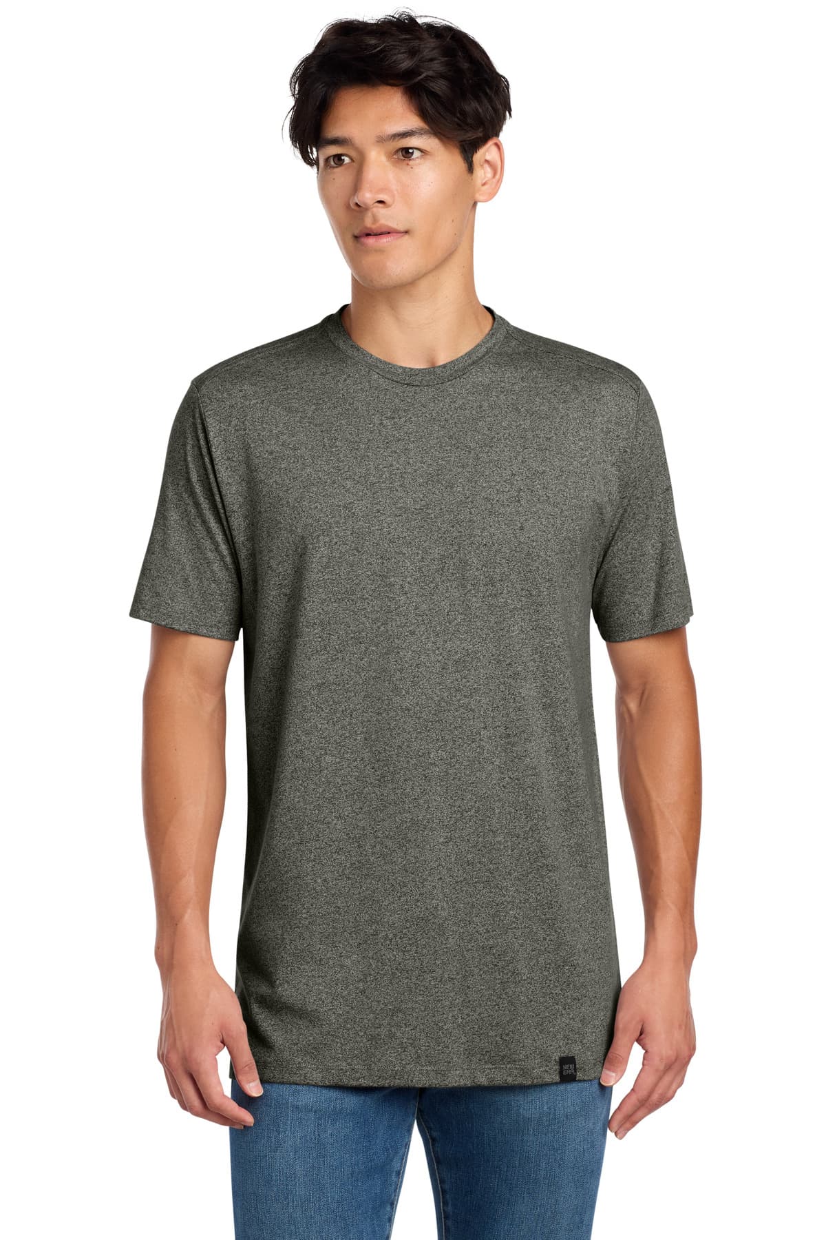 New Era ® Heritage Blend Crew Tee. NEA100 thumbnail 4