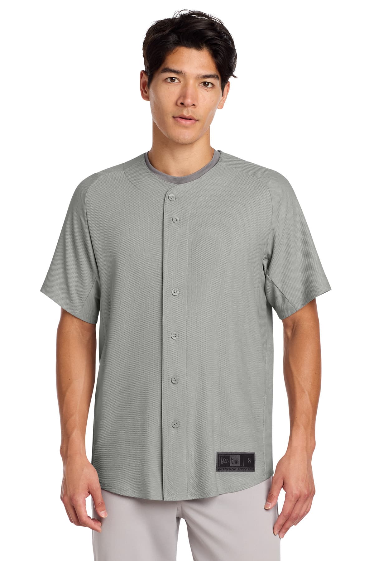 New Era ® Diamond Era Full-Button Jersey. NEA220 thumbnail 4