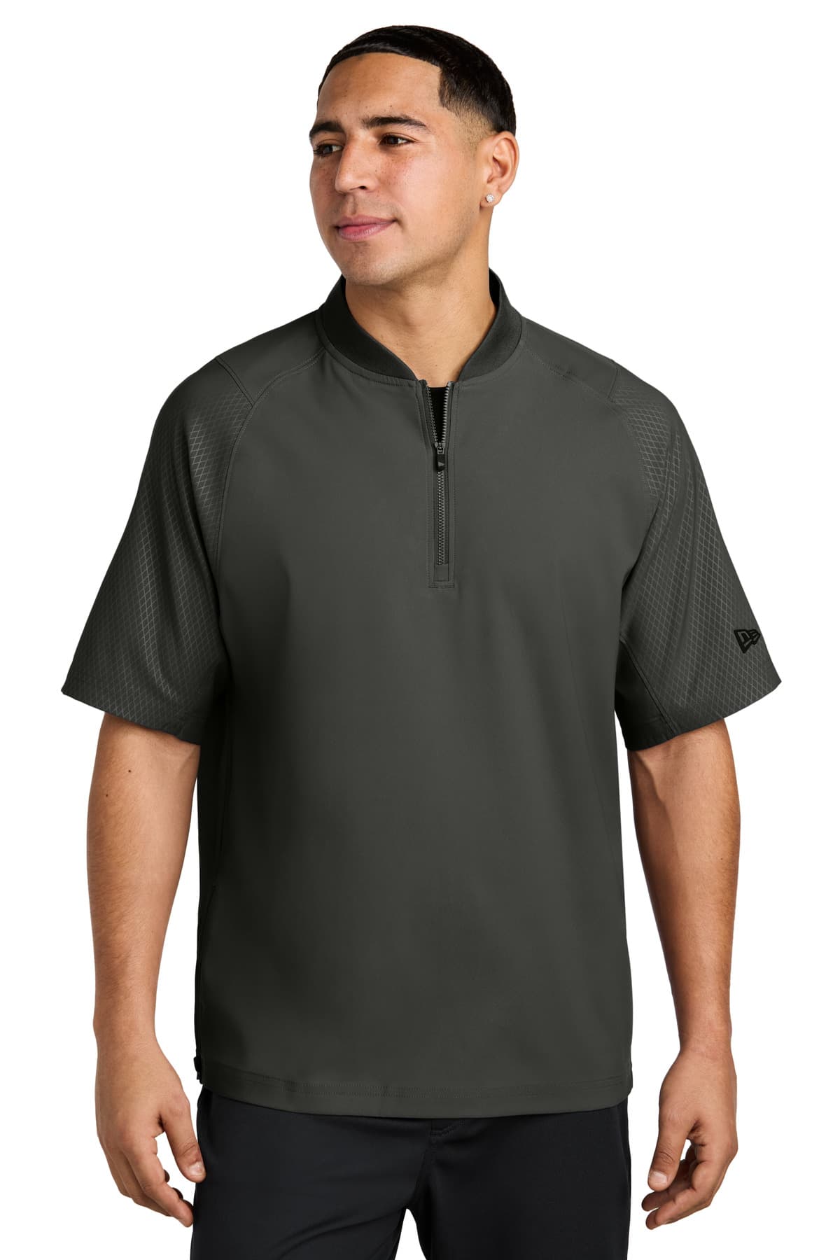 New Era ® Cage Short Sleeve 1/4-Zip Jacket. NEA600 thumbnail 4