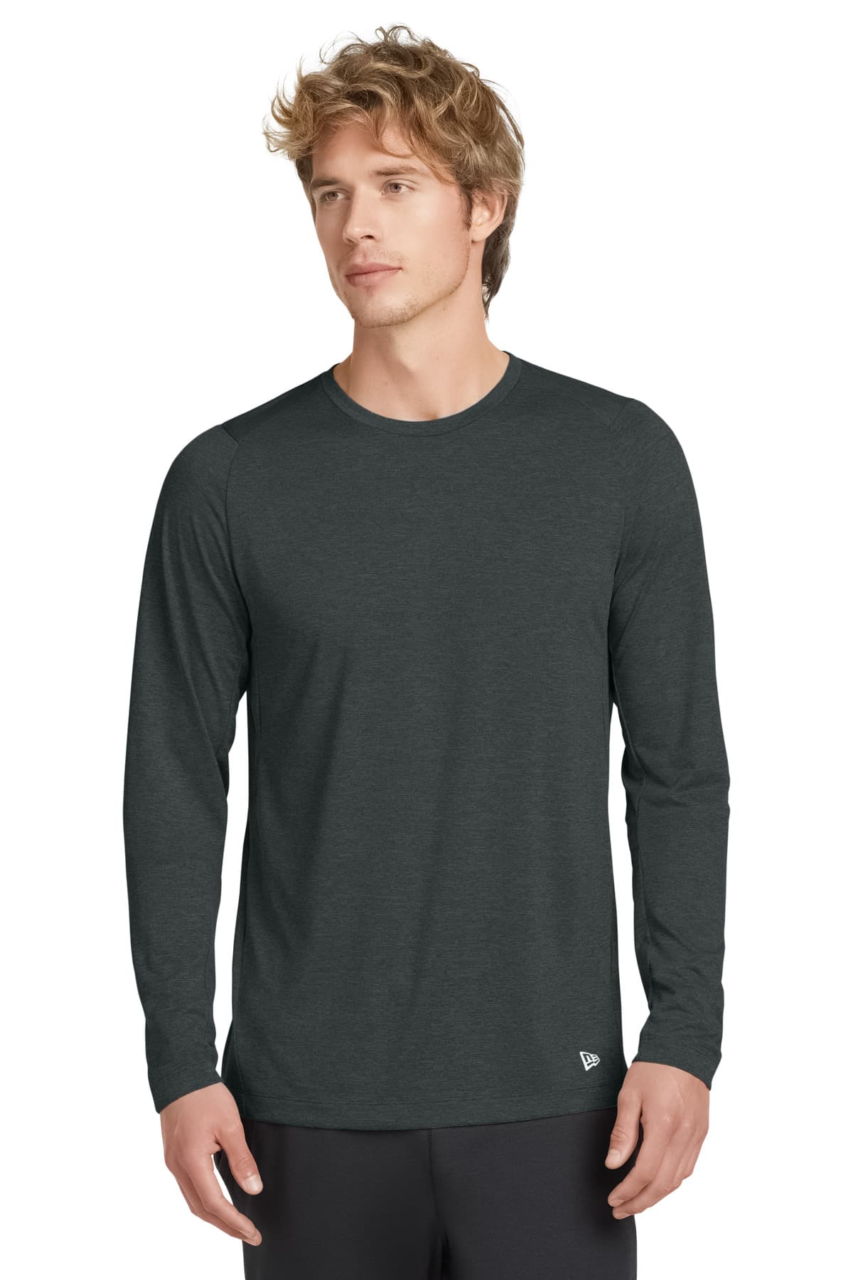 New Era ® Series Performance Long Sleeve Crew Tee. NEA201 thumbnail 6