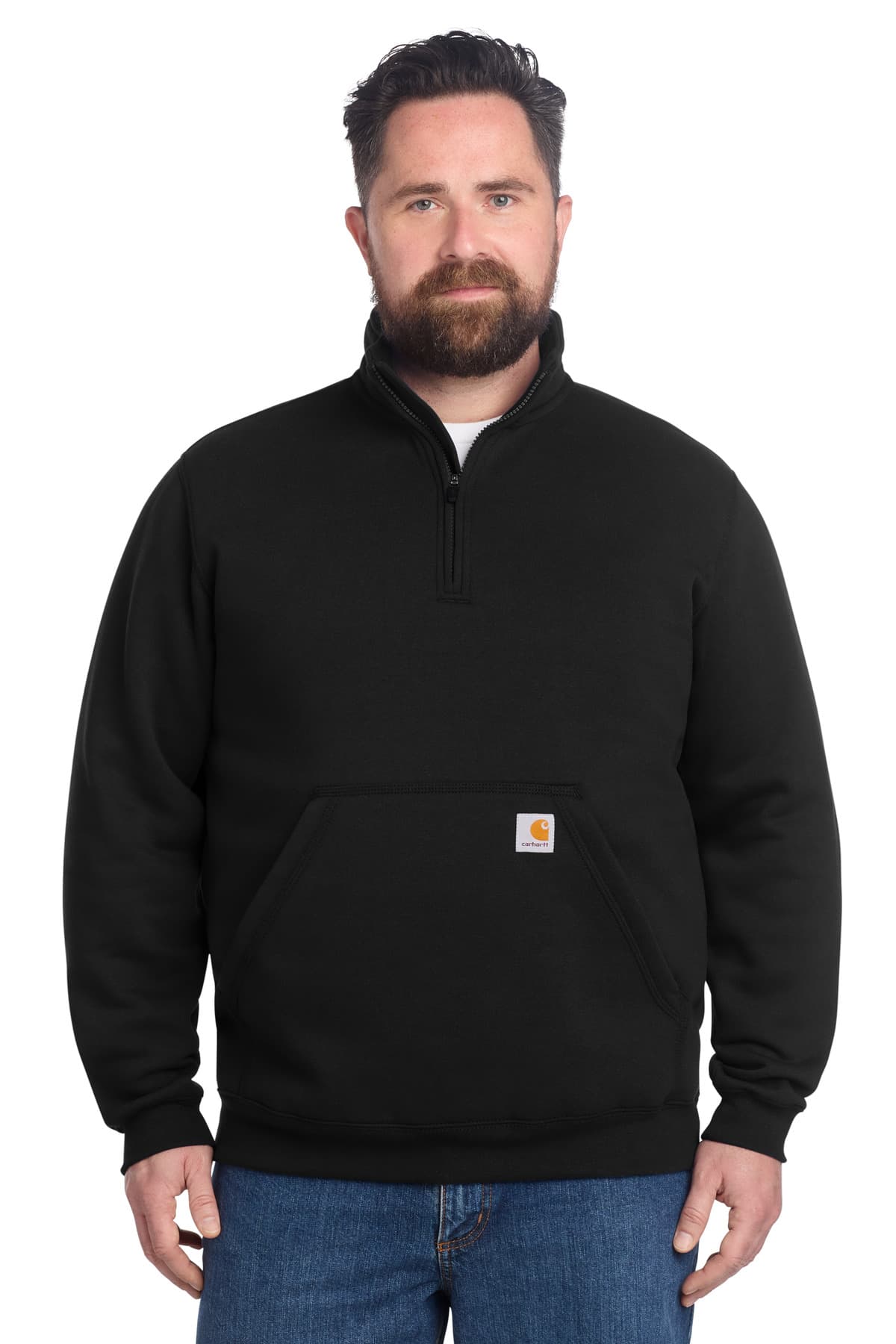 Carhartt ® Midweight 1/4-Zip Mock Neck Sweatshirt CT105294 thumbnail 4