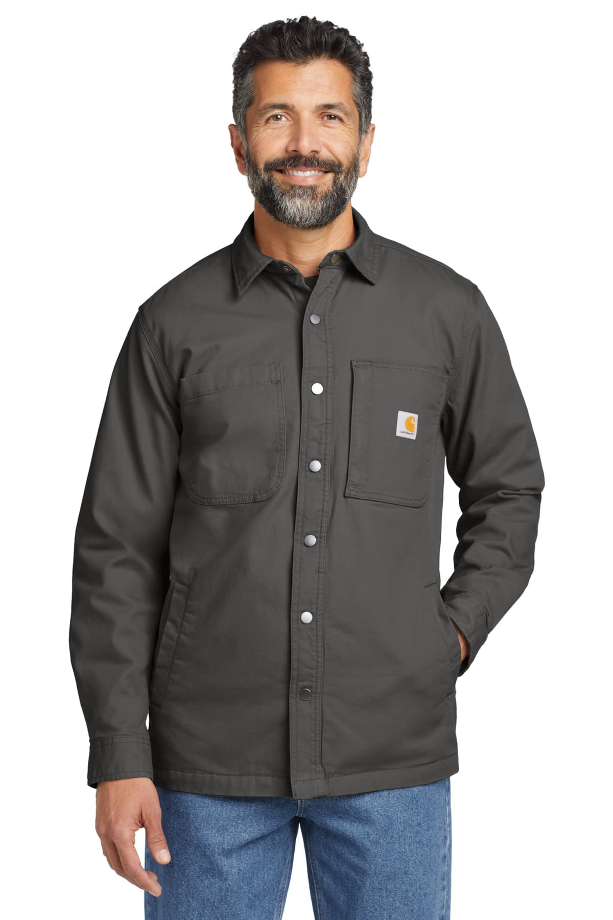 Carhartt ® Rugged Flex ® Fleece-Lined Shirt Jac CT105532 thumbnail 6