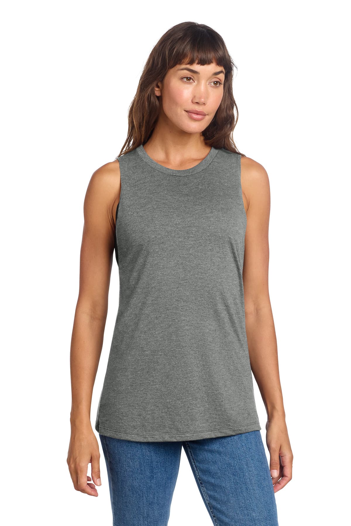 District ® Women's Perfect Tri ® Muscle Tank DT153 thumbnail 4