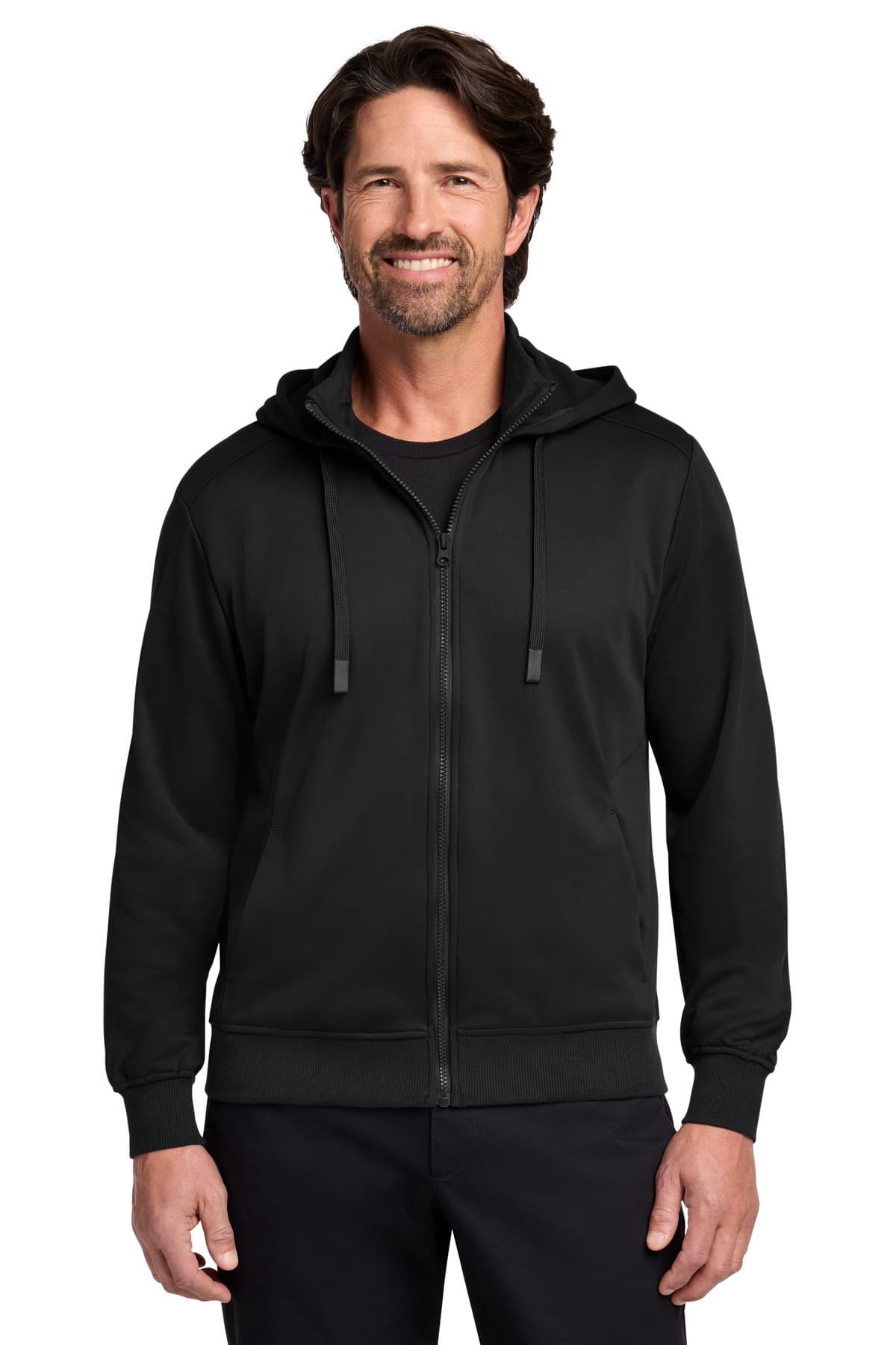 Port Authority ® Smooth Fleece Hooded Jacket F814 thumbnail 4