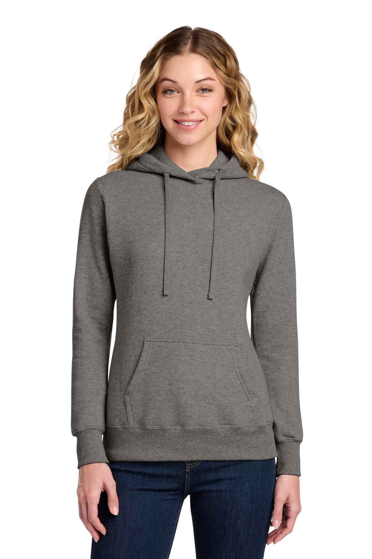 Port & Co ™ Women's Core Fleece Pullover Hooded Sweatshirt LPC78H thumbnail 4
