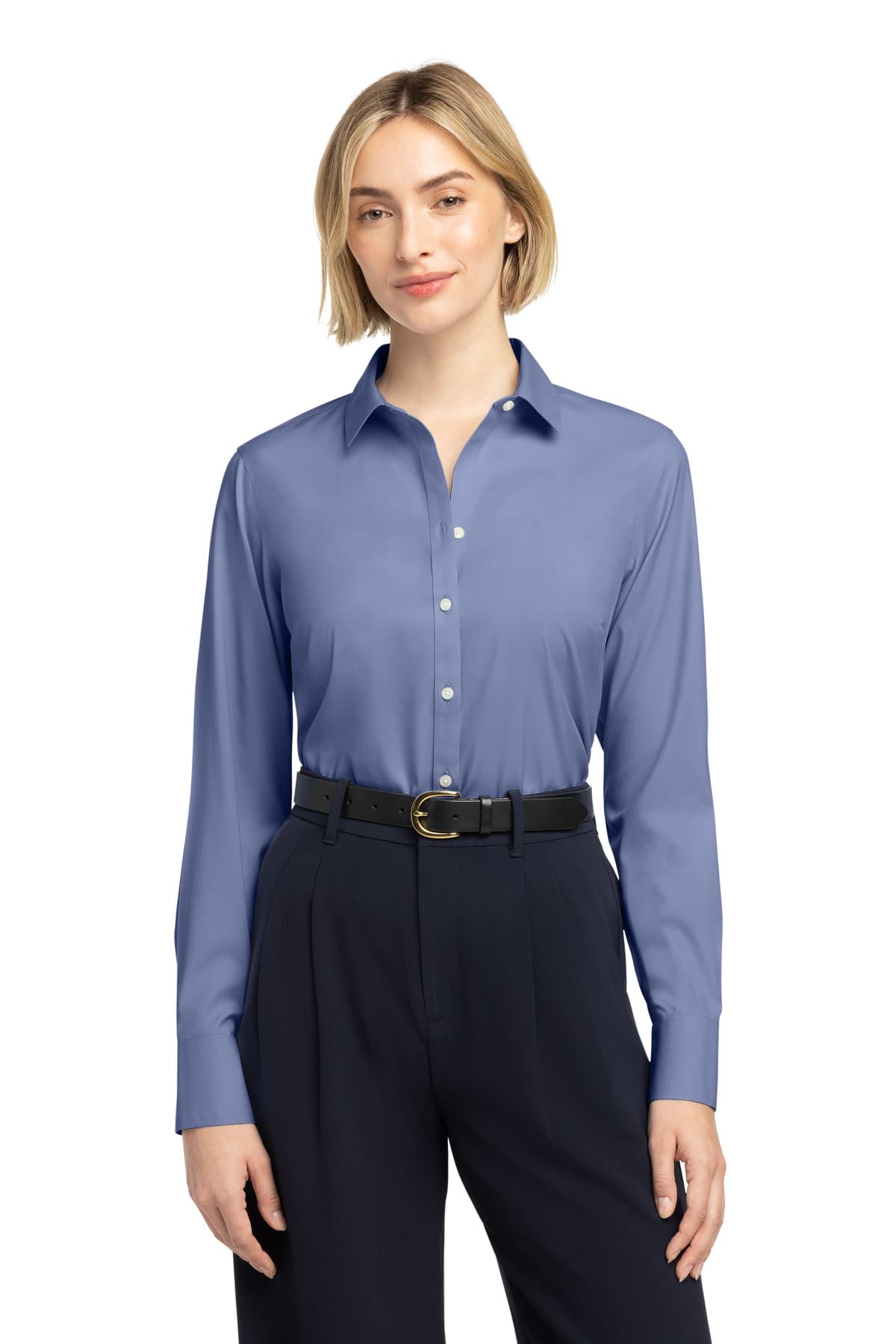 Brooks Brothers ® Women's Wrinkle-Free Stretch Pinpoint Shirt BB18001 thumbnail 4