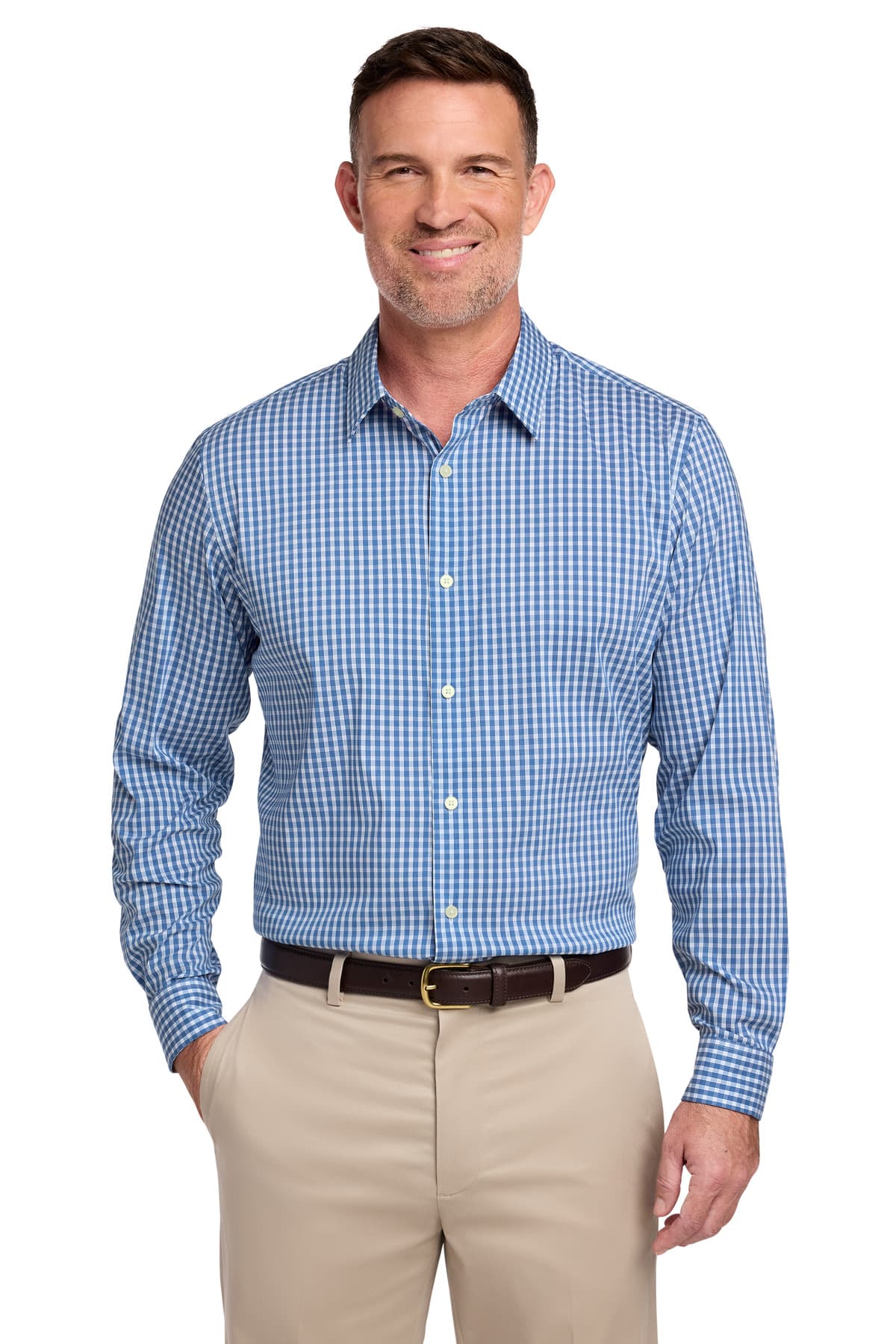 Brooks Brothers ® Tech Stretch Patterned Shirt BB18006