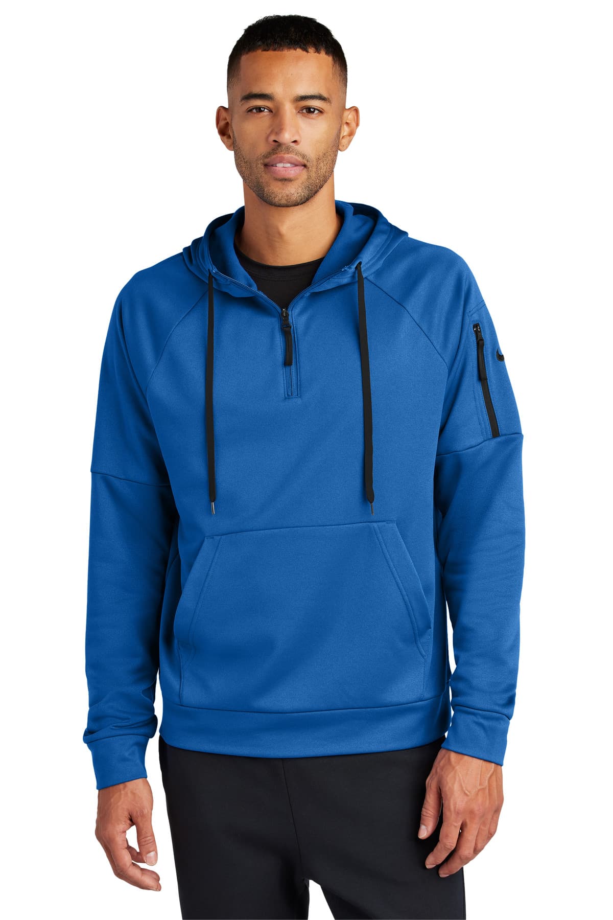 Nike Therma-FIT Pocket 1/4-Zip Fleece Hoodie NKFD9742 thumbnail 2
