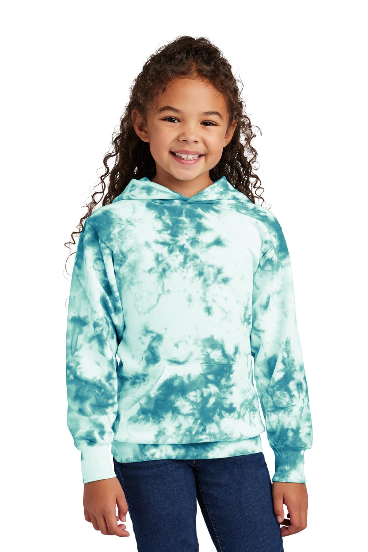 Port & Co ™ Youth Crystal Tie-Dye Pullover Hoodie PC144Y thumbnail 2