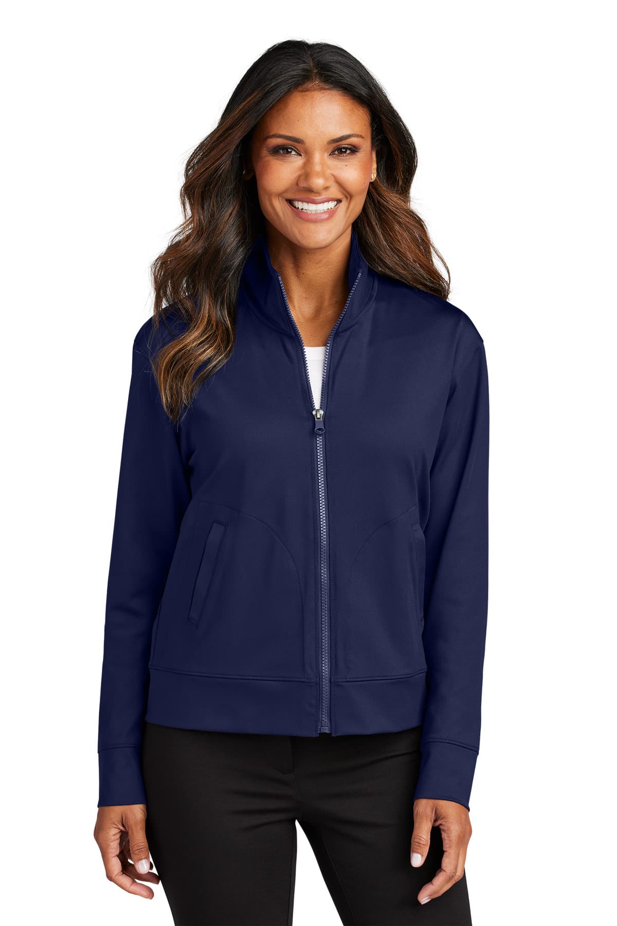 Port Authority ® Women's C-FREE ® Double Knit Full-Zip LK881 thumbnail 2