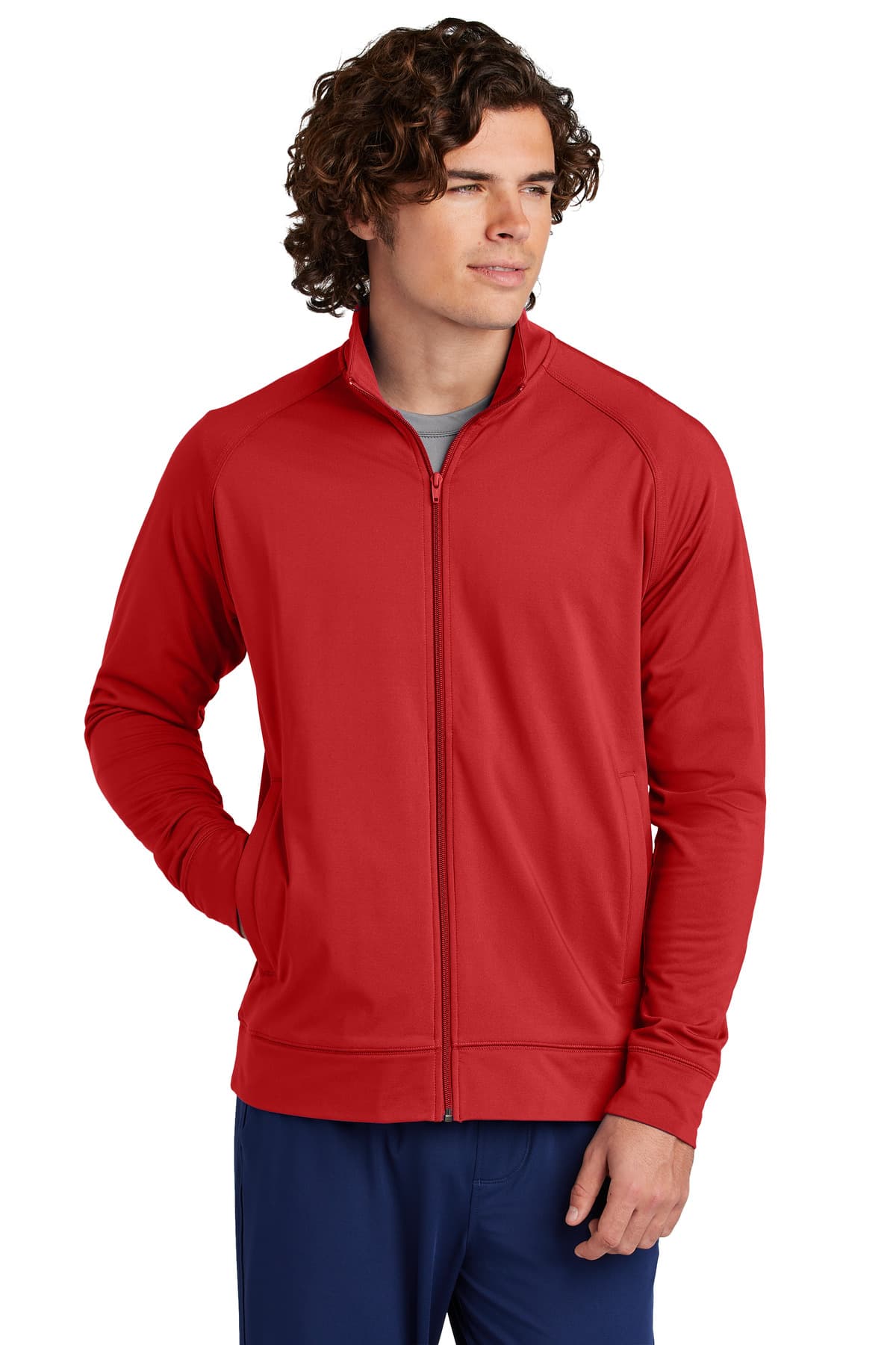 Sport-Tek ® Sport-Wick ® Stretch Full-Zip Cadet Jacket ST857 thumbnail 6