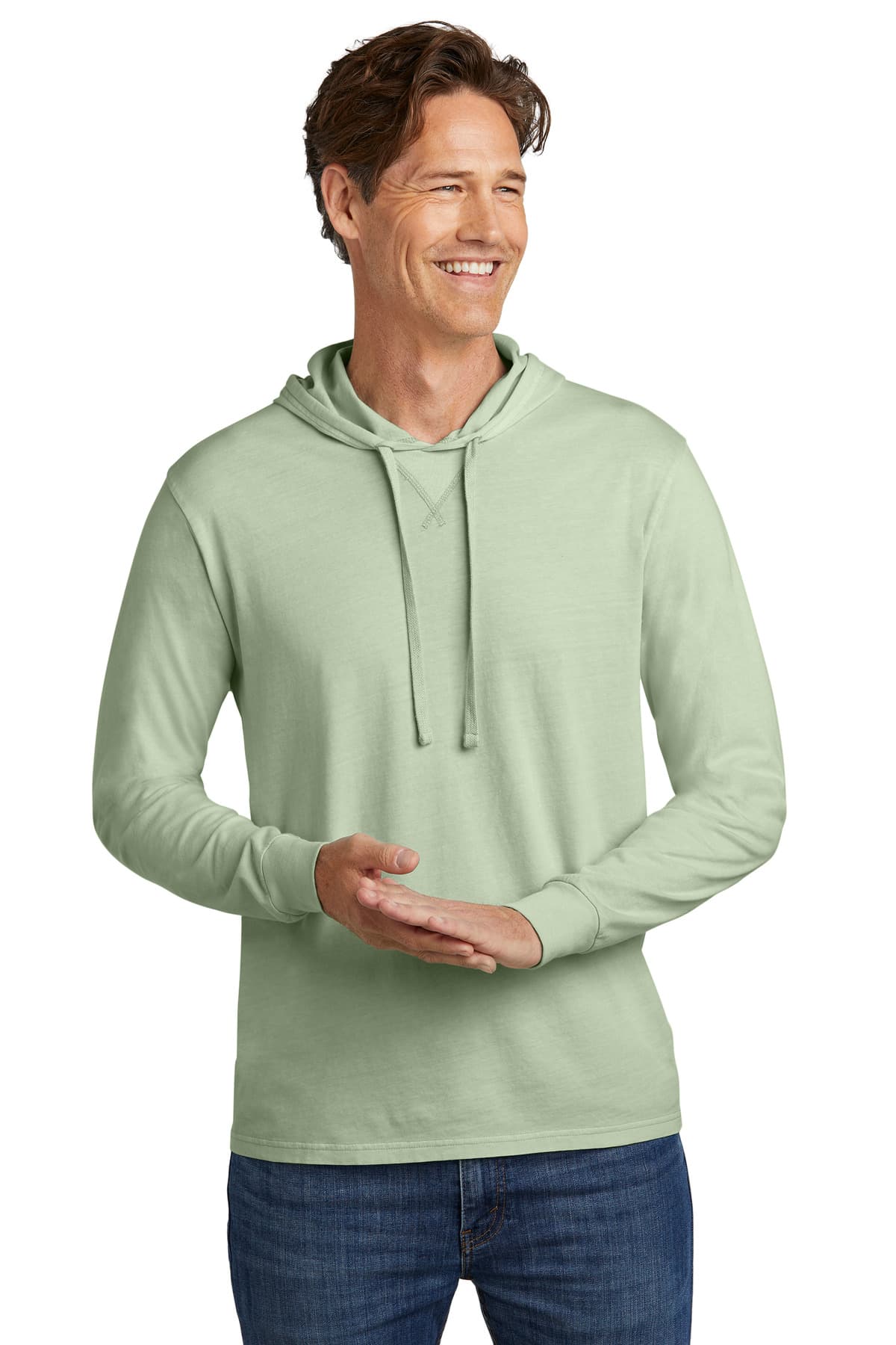 Allmade ® Unisex Mineral Dye Organic Cotton Hoodie Tee AL6305 thumbnail 7