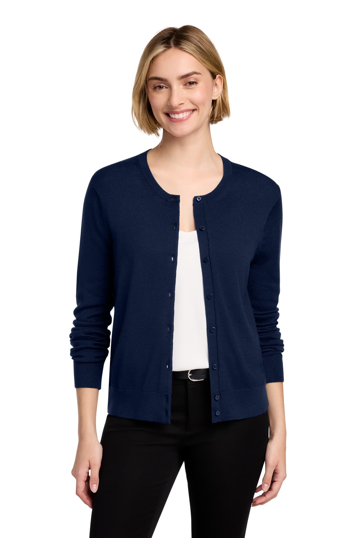 Brooks Brothers ® Women's Washable Merino Cardigan Sweater BB18413 thumbnail 4