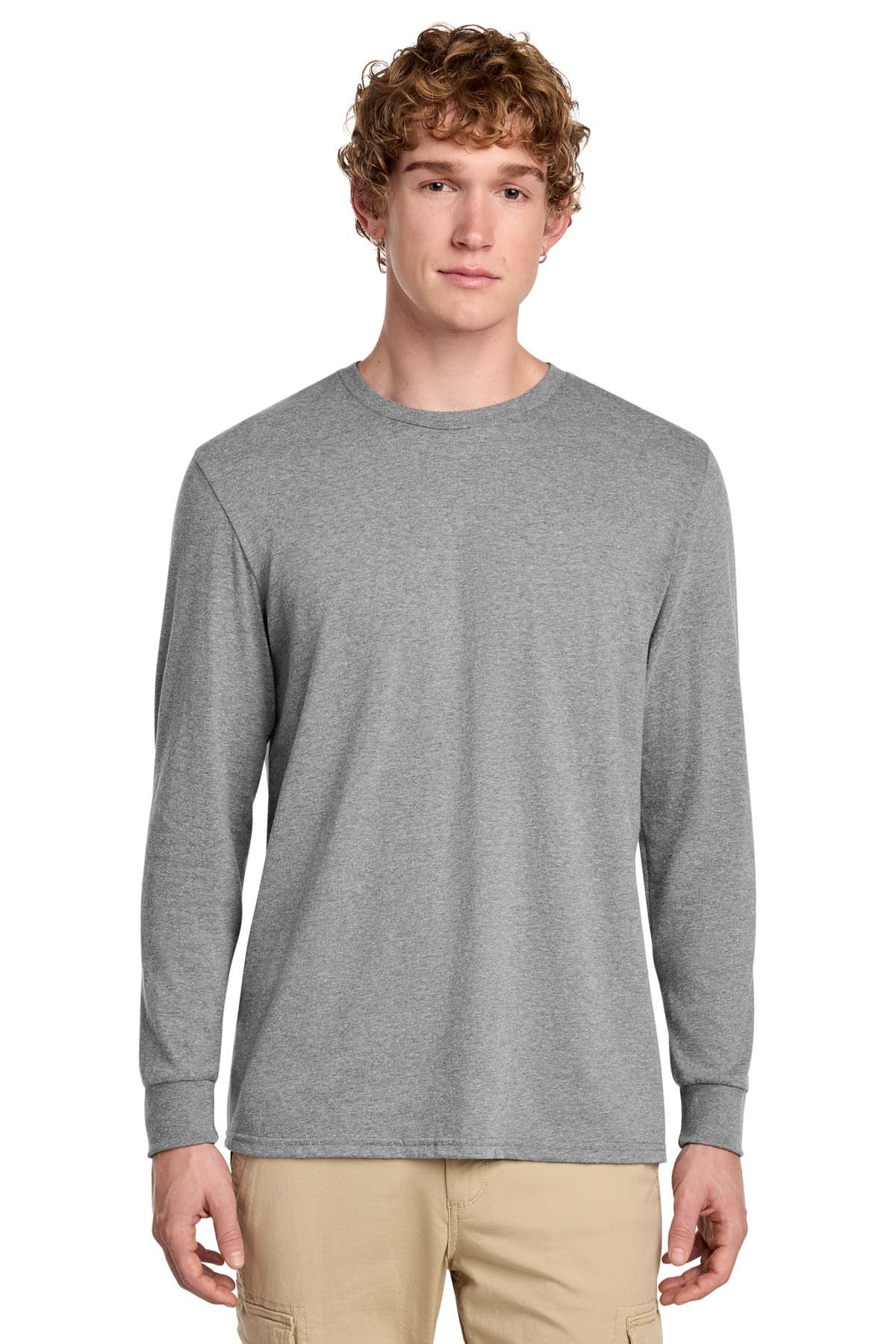 District ® Perfect Blend ® CVC Long Sleeve Tee DT109 thumbnail 7