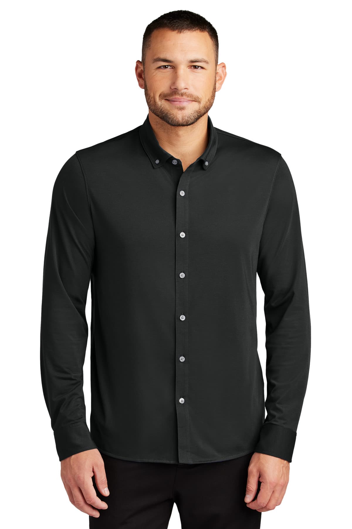 Mercer+Mettle ® Stretch Jersey Long Sleeve Shirt MM1018 thumbnail 6