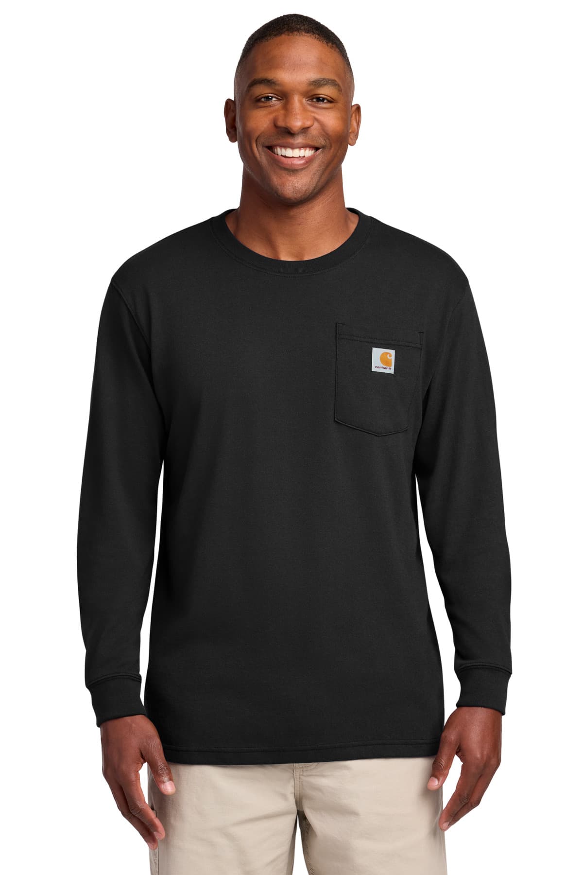 Carhartt ® Workwear Pocket Long Sleeve T-Shirt. CTK126 thumbnail 4