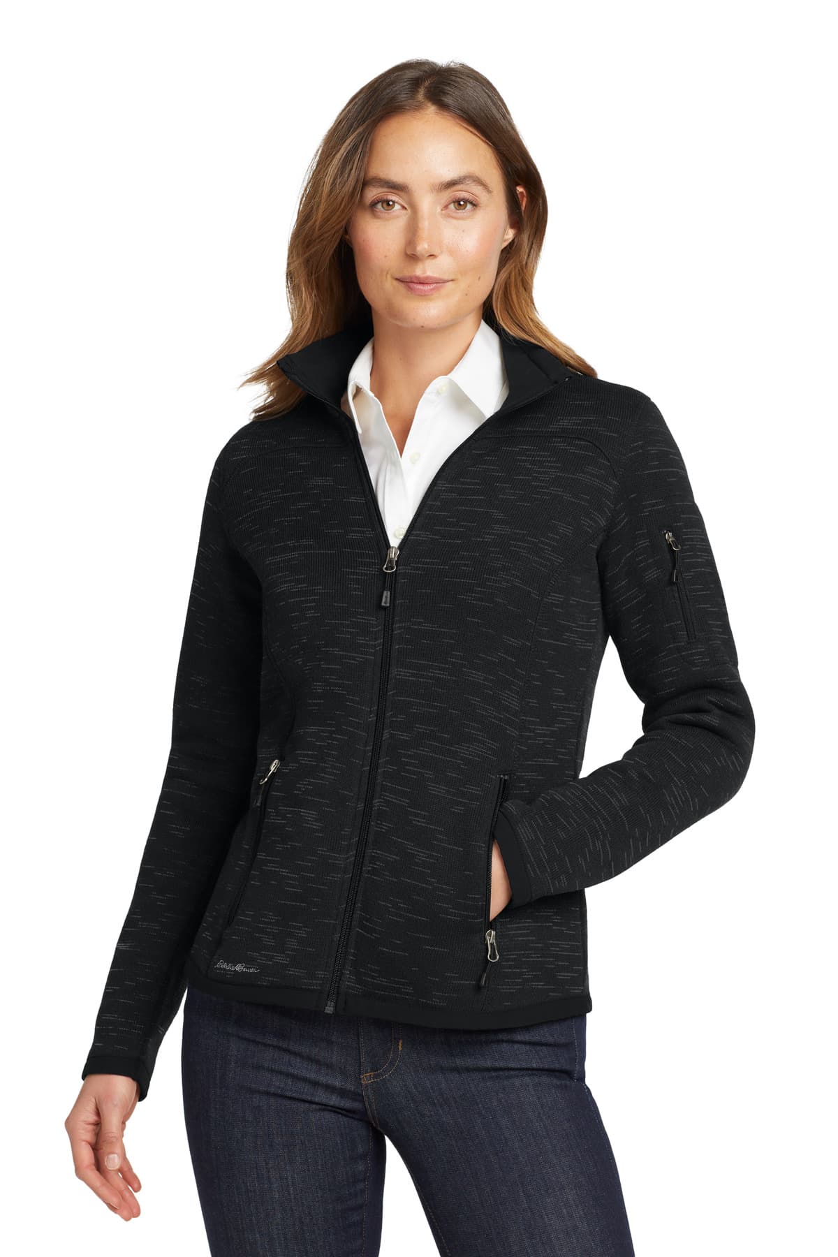 Eddie Bauer ® Women's Sweater Fleece Full-Zip. EB251 thumbnail 6