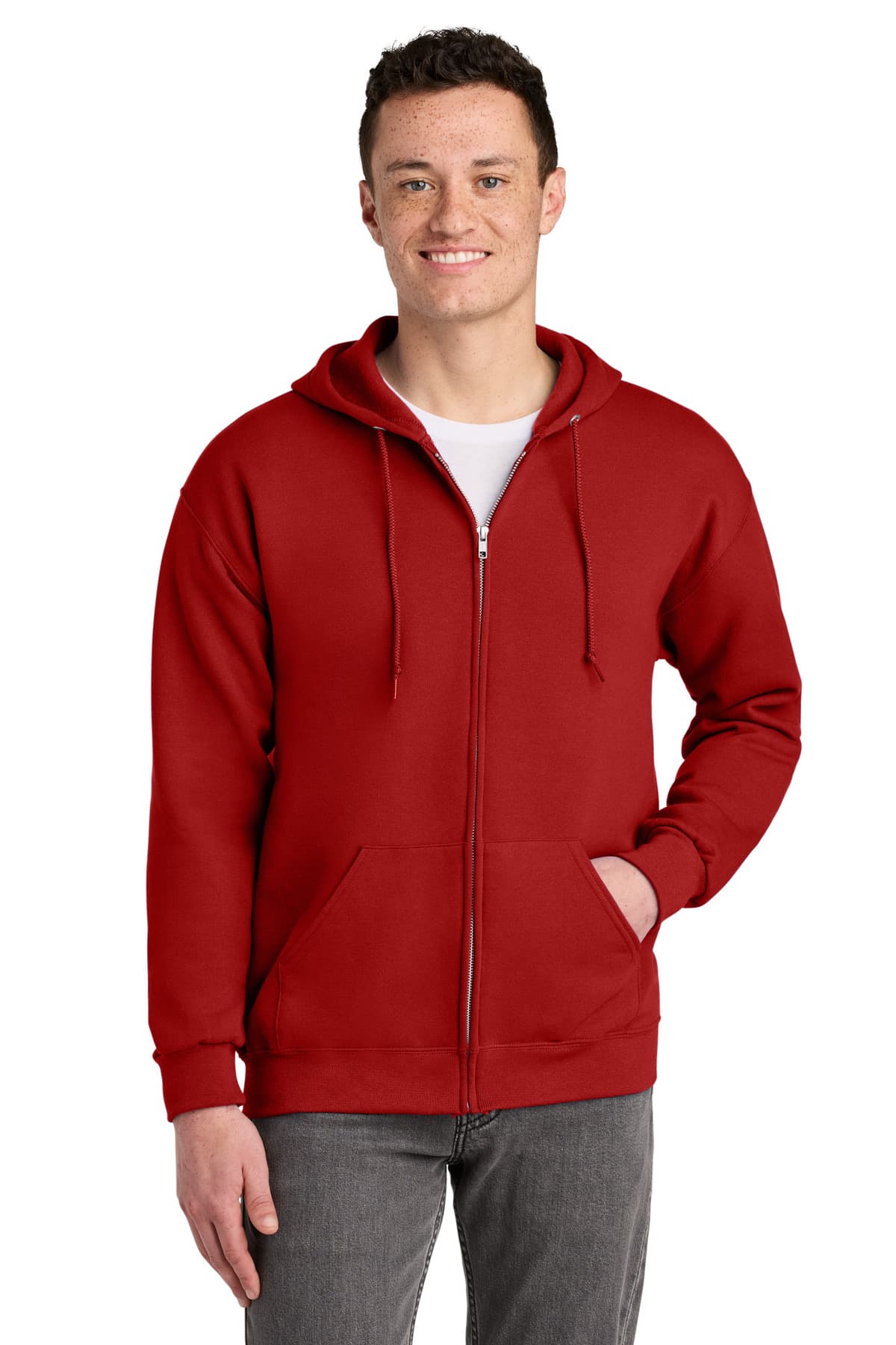 Jerzees ® - NuBlend ® Full-Zip Hooded Sweatshirt. 993M thumbnail 6