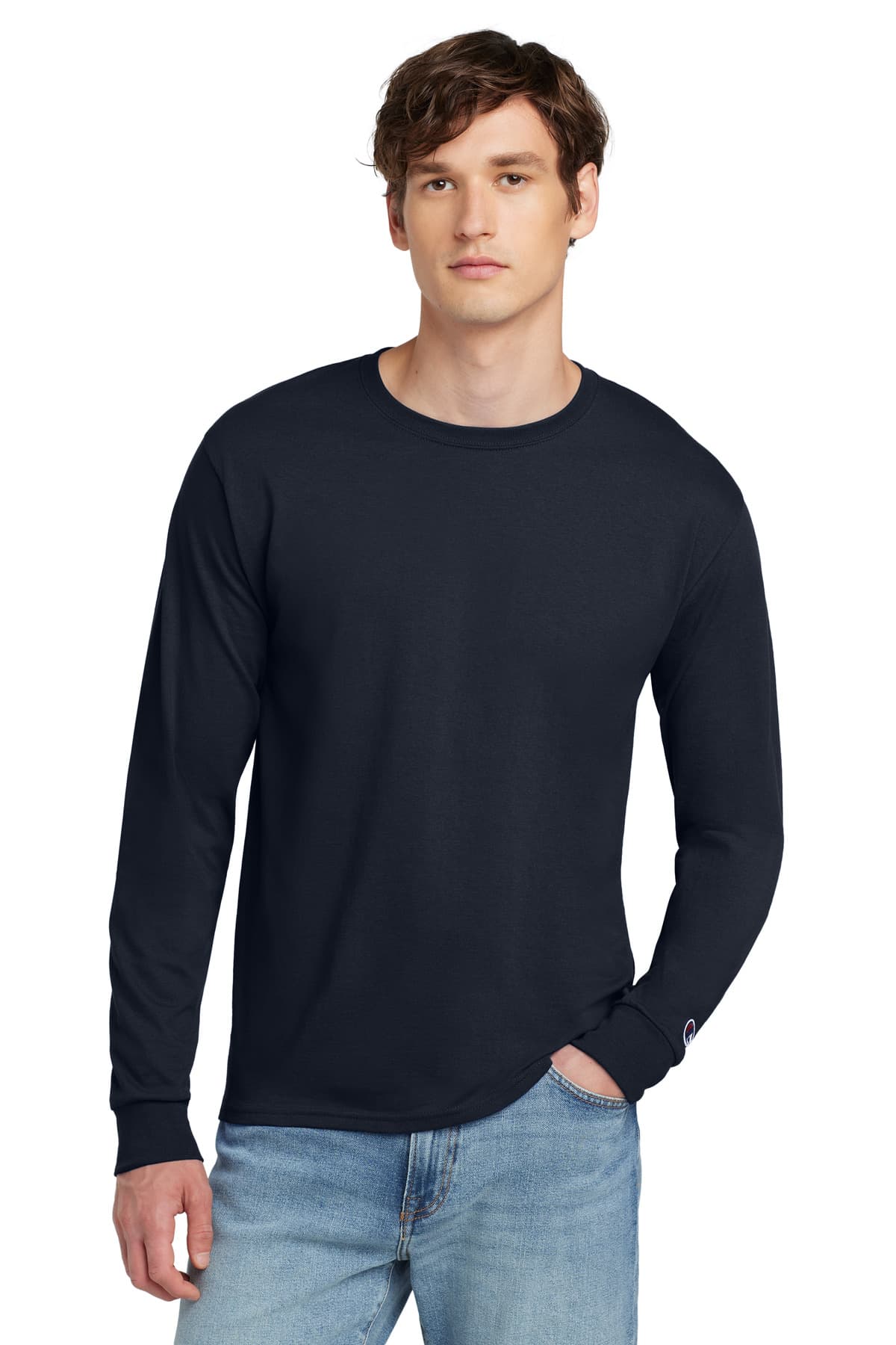 Champion ® Heritage 5.2-Oz. Jersey Long Sleeve Tee CC8C thumbnail 6